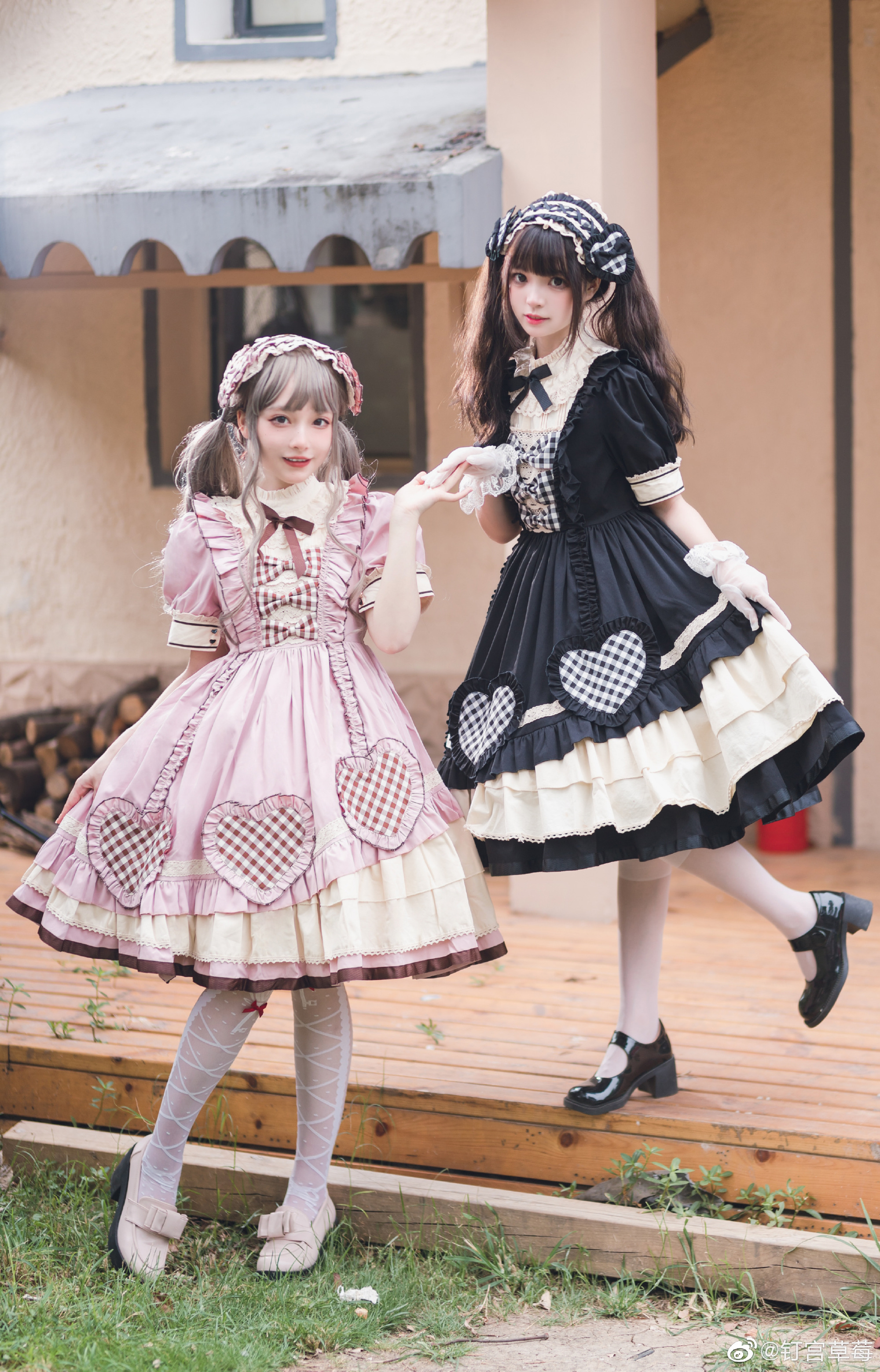 Lolita ?车厘子?双子：@小羊和小止 | 小羊和小止cosLolita ?车厘子?双子：-coser家，cosplay爱好者，二次元聚集地，动漫文化，新番资讯，ACG，Coser展示