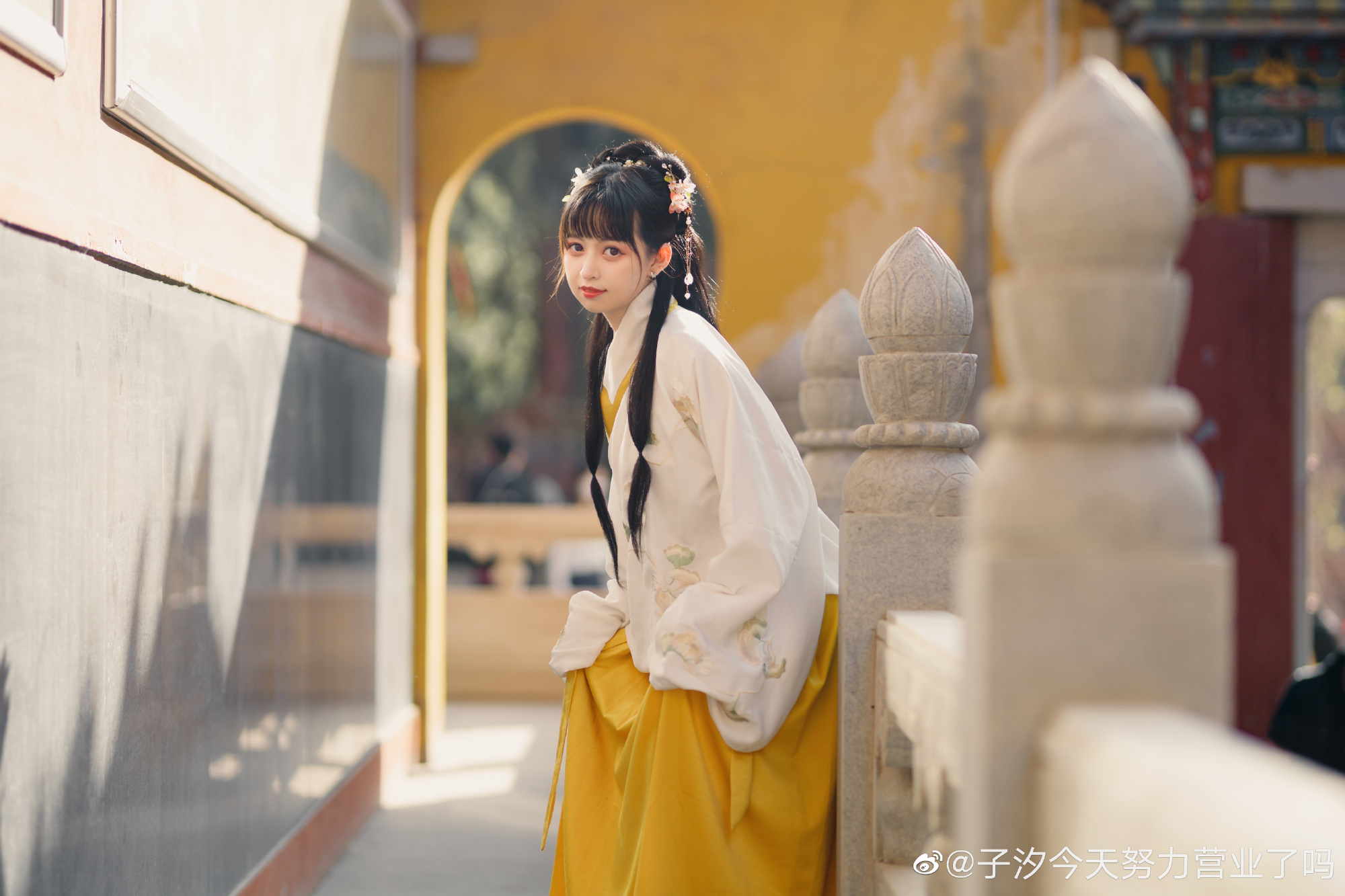【汉服】邻家有女初长成 是邻家小妹的感觉 @子汐今天努力营业了吗 第2张