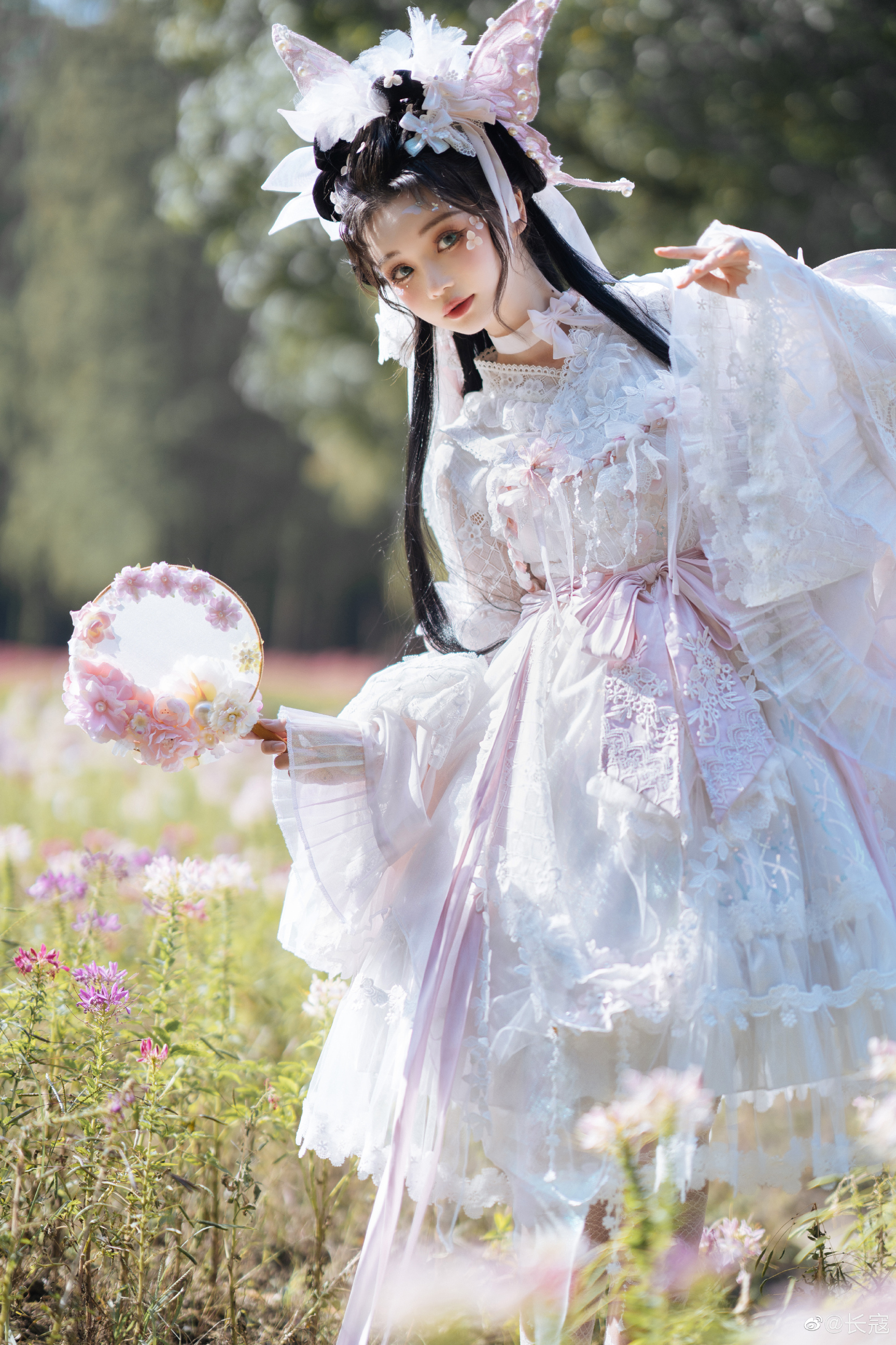 LOLITA 白云舒卷  风在摇曳它的叶子 云霓•蝶粼 樱花粉Jsk@长寇 第3张