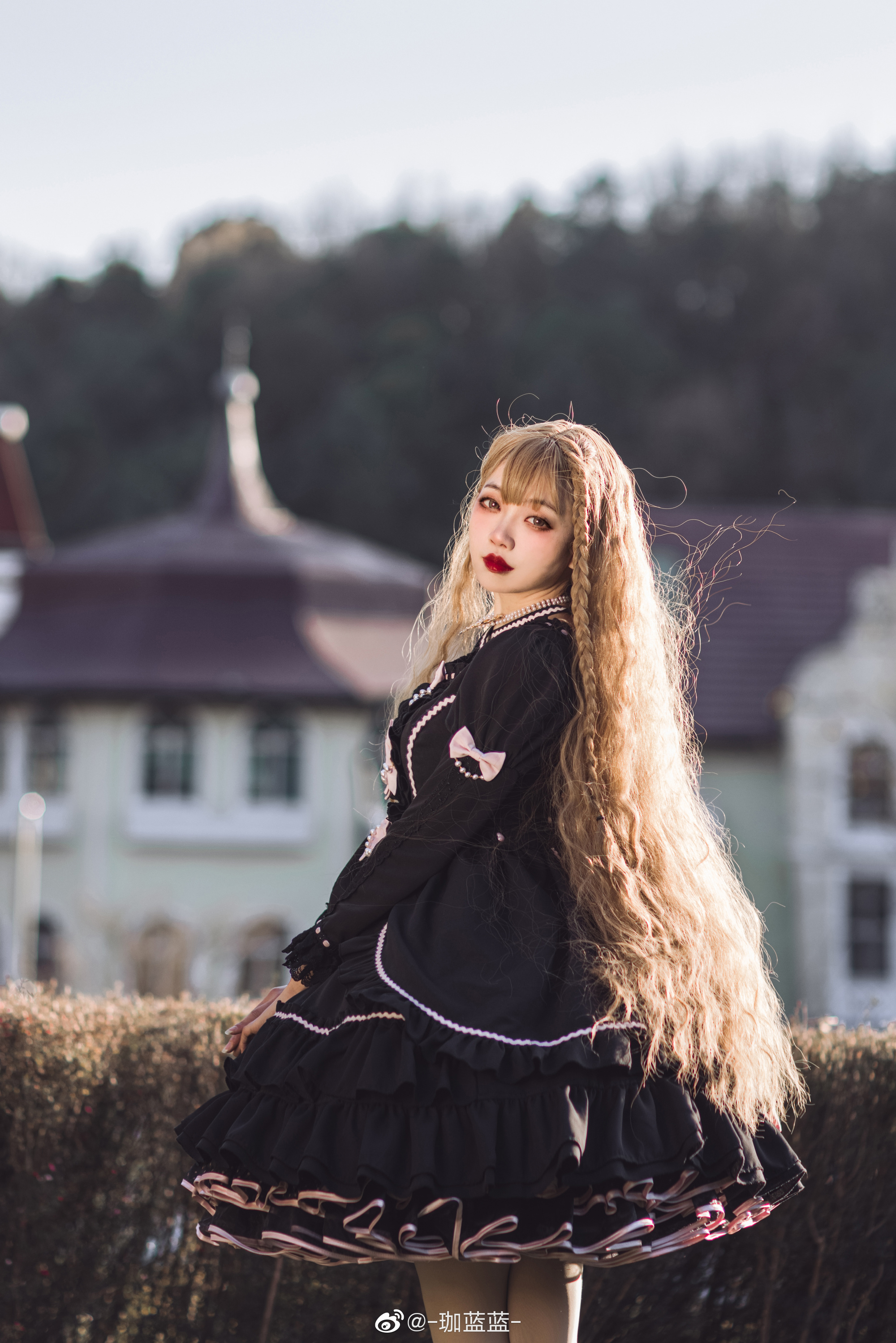 lolita装扮 黑特娃娃@-珈蓝蓝- 第2张