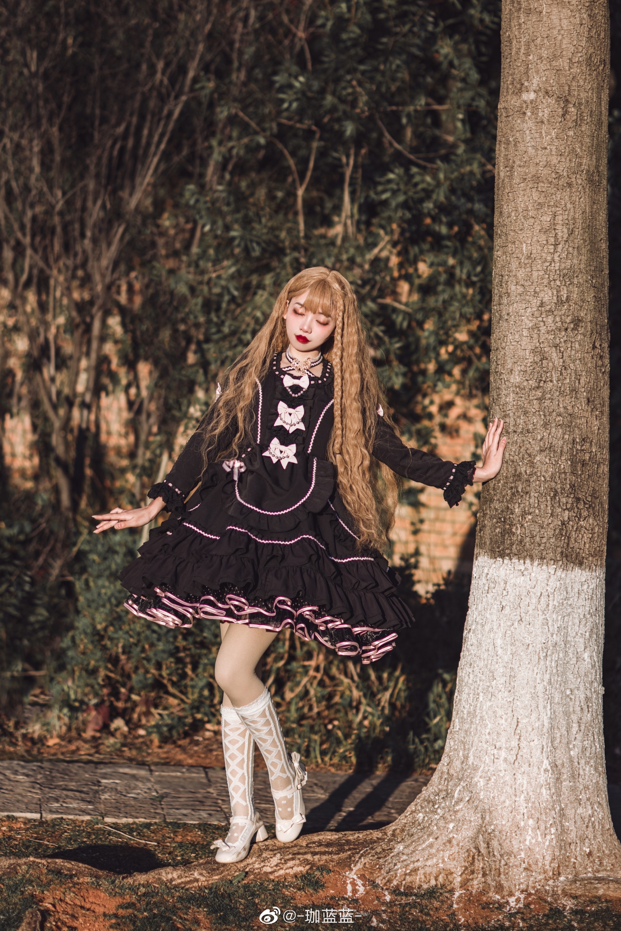lolita装扮 黑特娃娃@-珈蓝蓝- 第3张