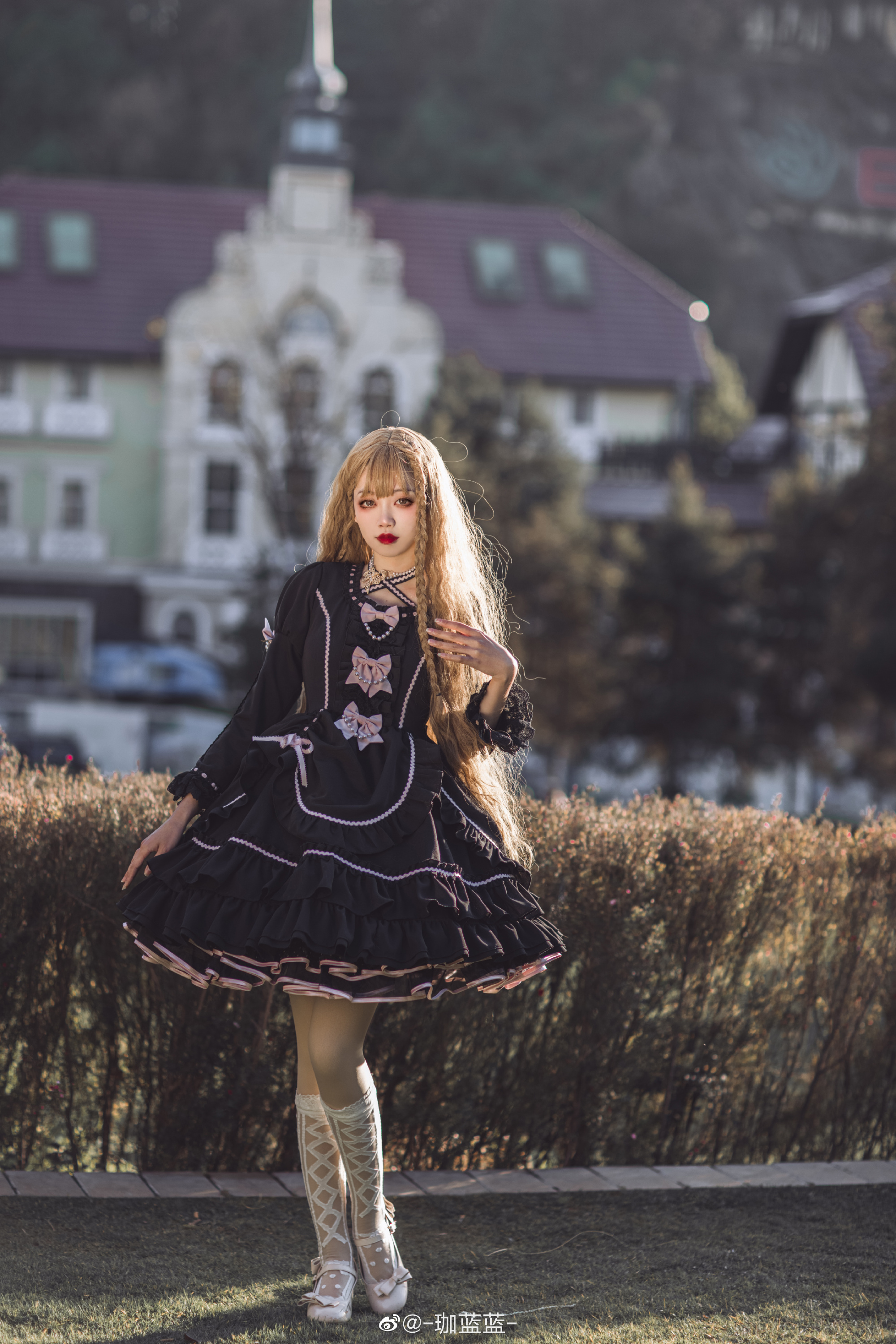 lolita装扮 黑特娃娃@-珈蓝蓝- 第4张