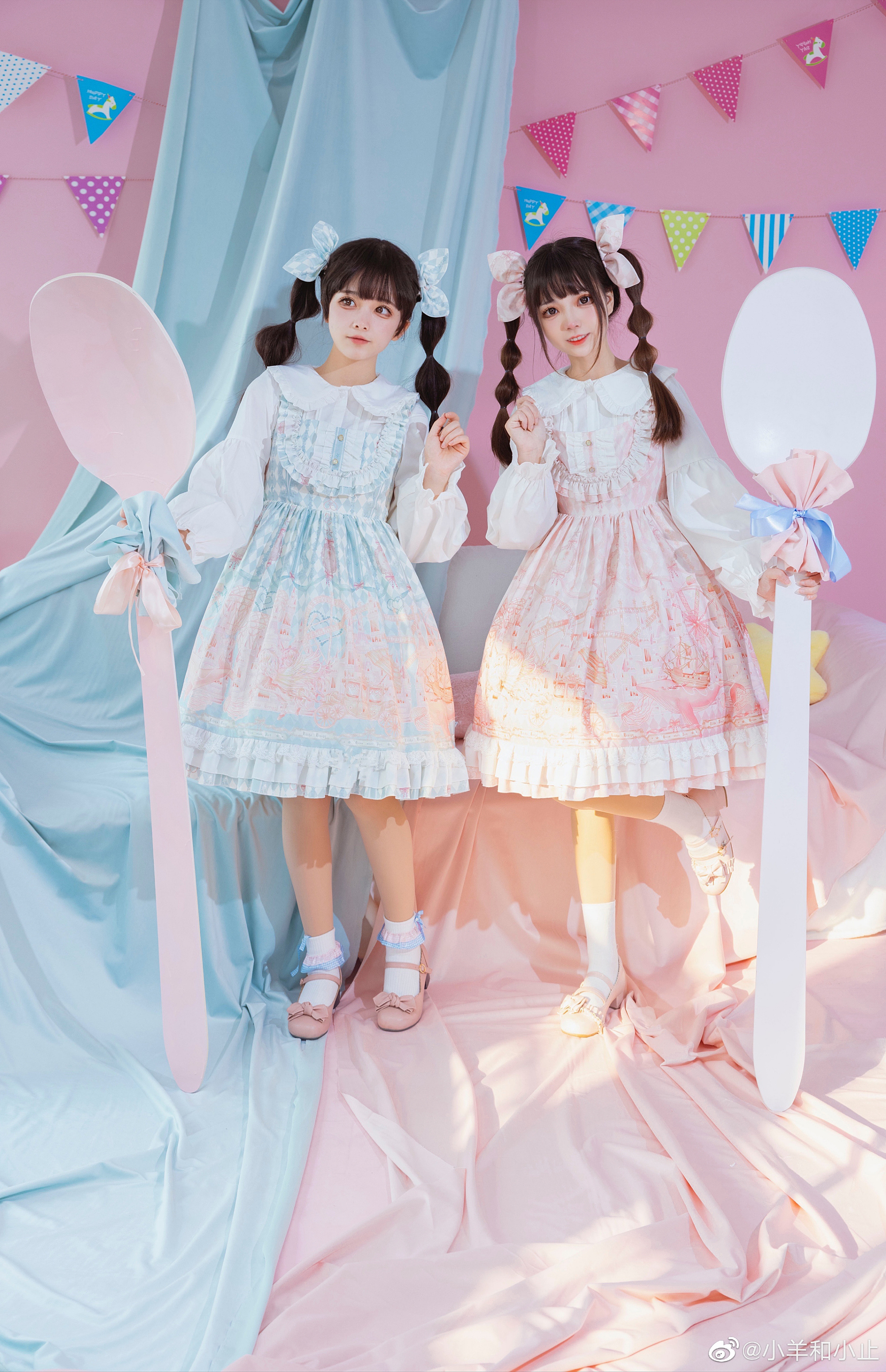 【 lolita装扮】 欢迎来到小?和小?的少儿频道~@小羊和小止 第3张