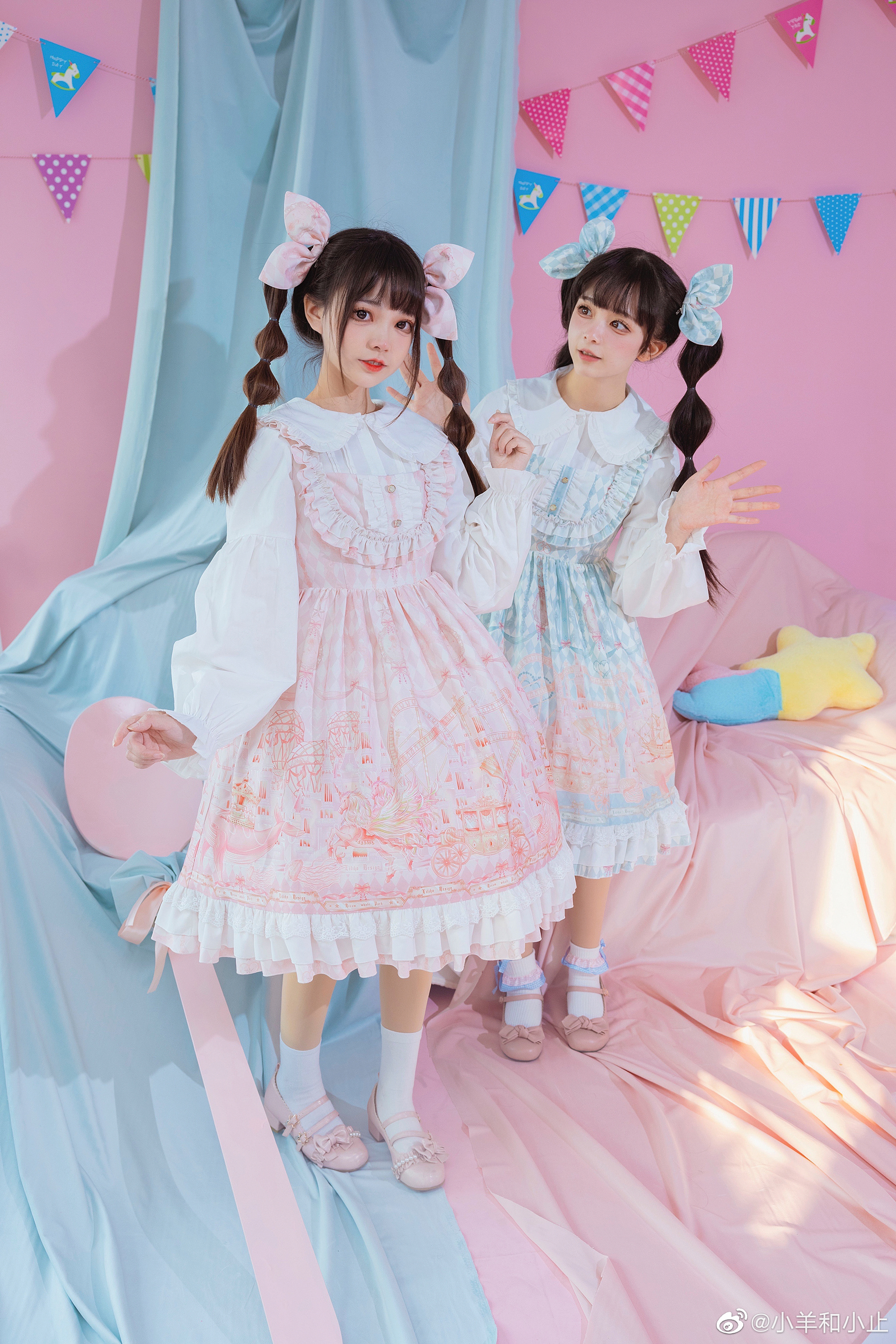 【 lolita装扮】 欢迎来到小?和小?的少儿频道~@小羊和小止 第4张