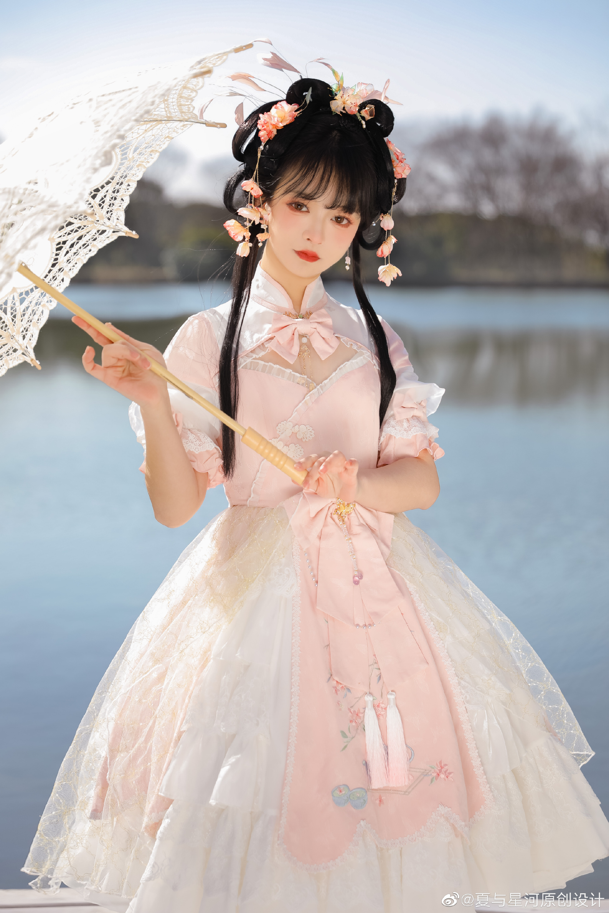 LOLITA装扮 又见春茶绿,十里闻茶香@夏与星河原创设计 第2张