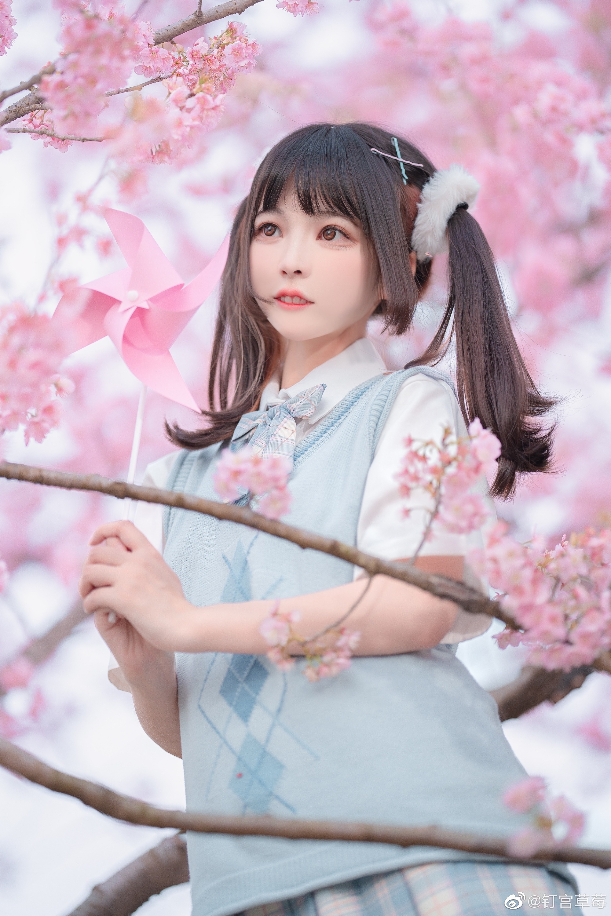 【JK日常】 樱花樱花想见你~@钉宫草莓 第2张