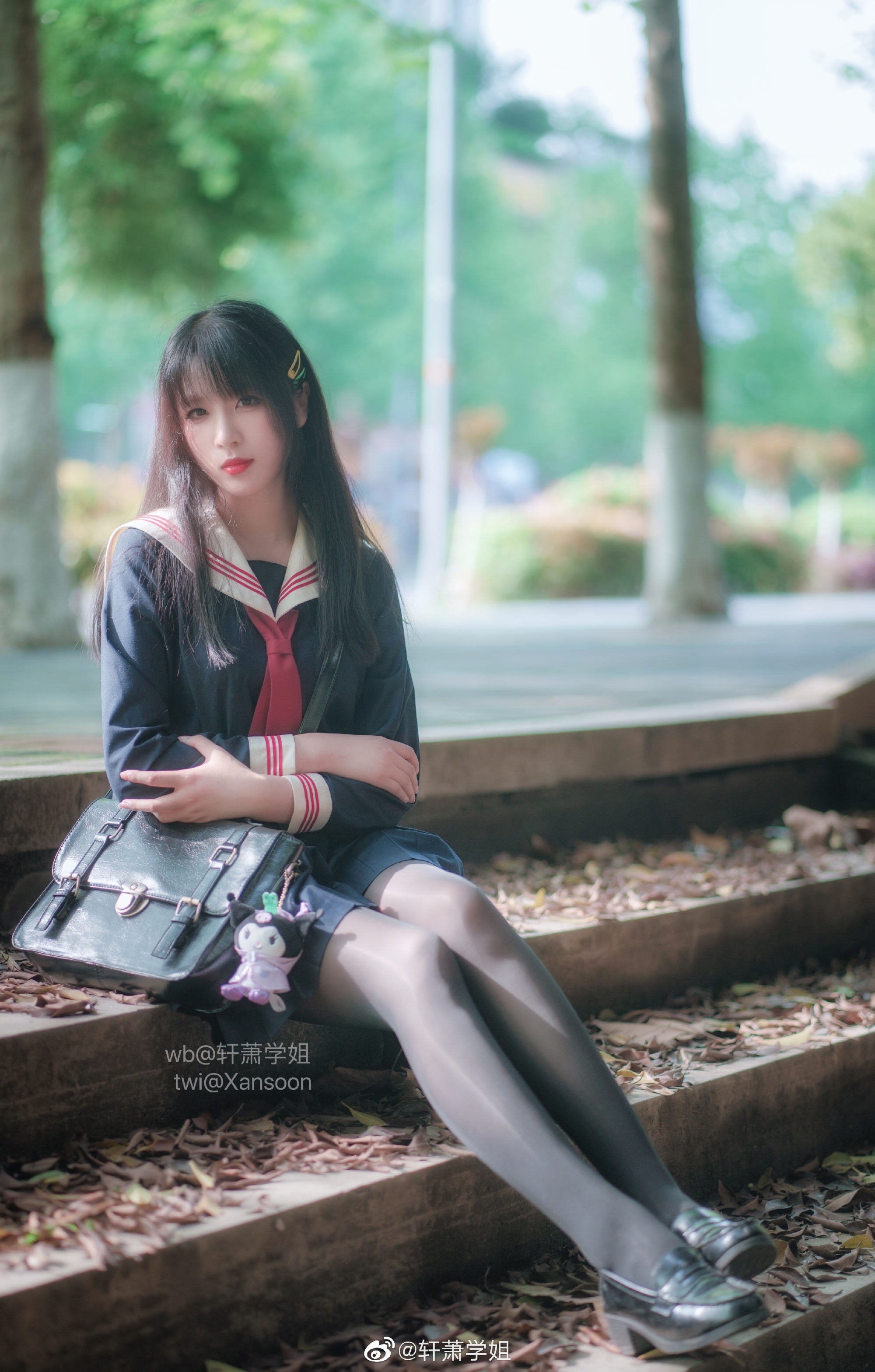 JK制服 少女写真 和煦@轩萧学姐 第2张