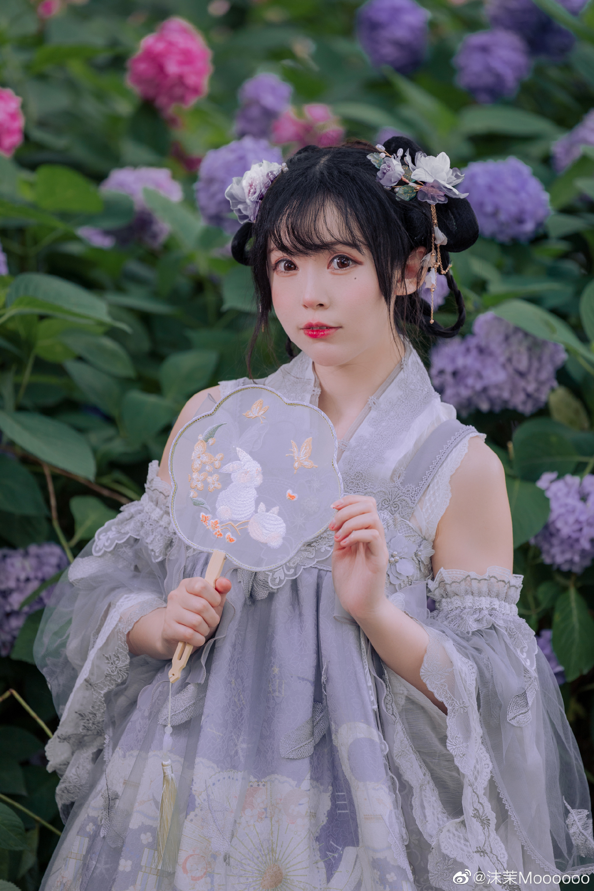 LOLITA 少女写真 绣球花 无尽夏@沫茉Moooooo | 沫茉Moooooocos少女写真 绣球花 无尽夏-coser家，cosplay爱好者，二次元聚集地，动漫文化，新番资讯，ACG，Coser展示