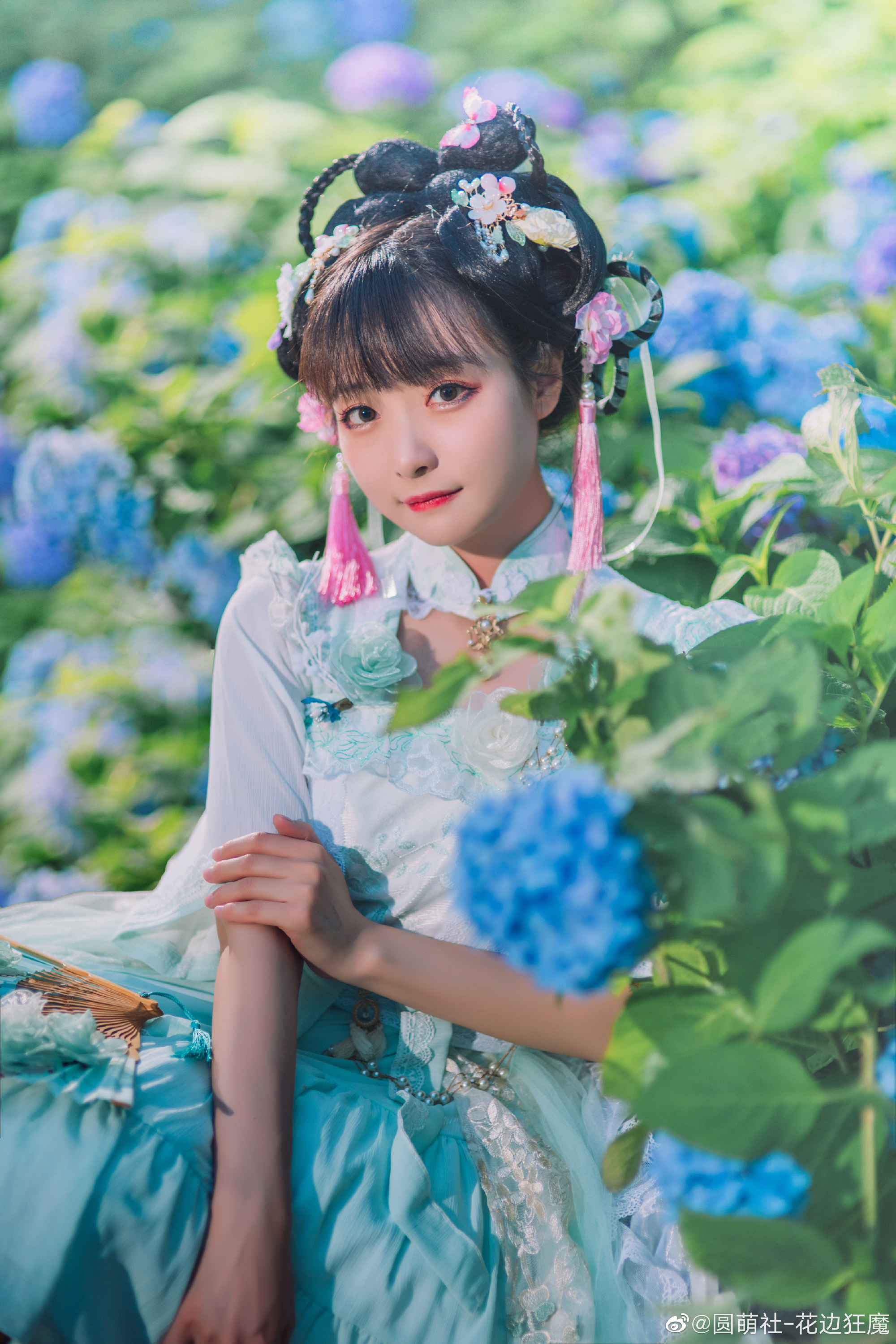 lolita装扮 拍着拍着就成了夜景 @圆萌社-花边狂魔 第2张