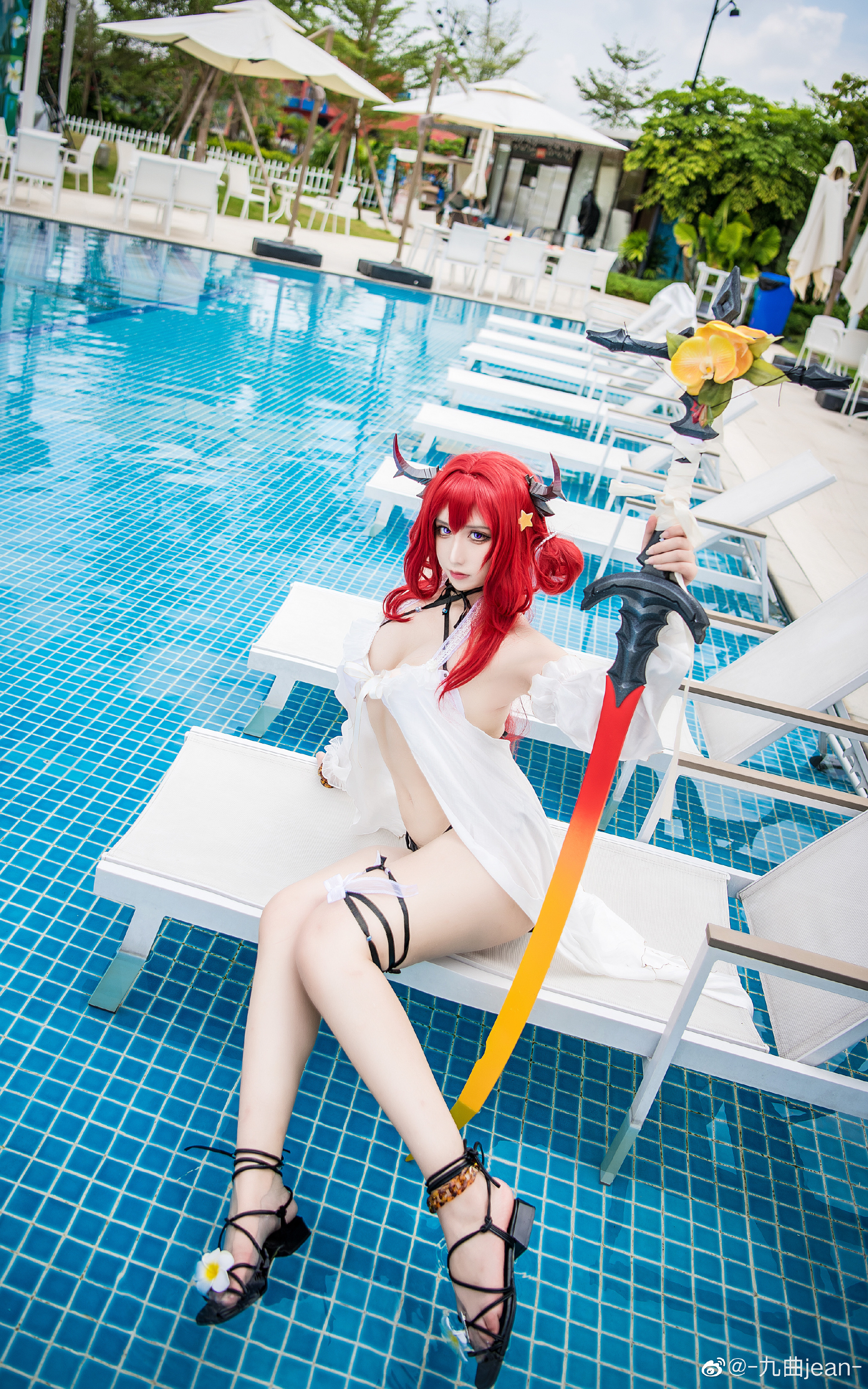 【COS】喂,夏日来海边穿泳装很正常 明日方舟 史尔特尔@-九曲jean- | -九曲jean-cos【COS】喂,夏日来海边穿泳装很正常 明日方舟 史尔特尔-coser家,cosplay爱好者,二次元聚集地,动漫文化,新番资讯,ACG,Coser展示