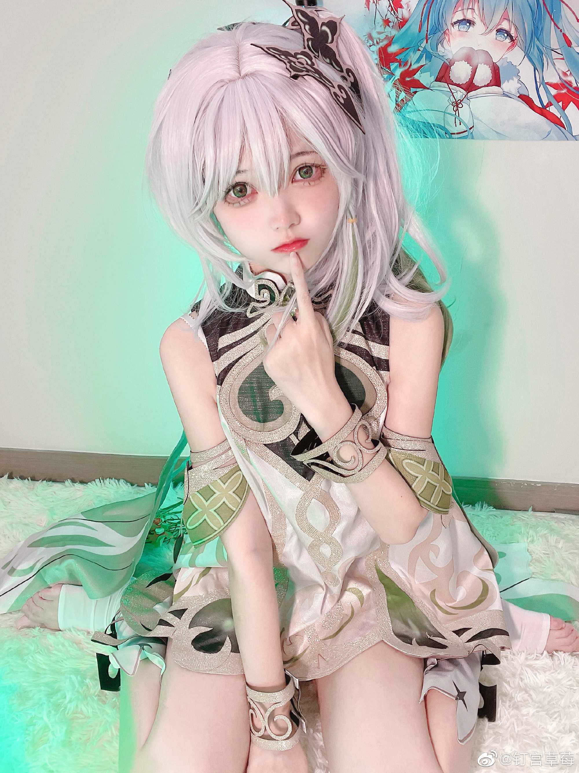 【COS】是小草神纳西妲噢！小小的 好可爱！ 原神 草神 纳西妲@钉宫草莓 | 钉宫草莓cos【COS】是小草神纳西妲噢！小小的 好可爱！ 原神 草神 纳西妲-coser家，cosplay爱好者，二次元聚集地，动漫文化，新番资讯，ACG，Coser展示