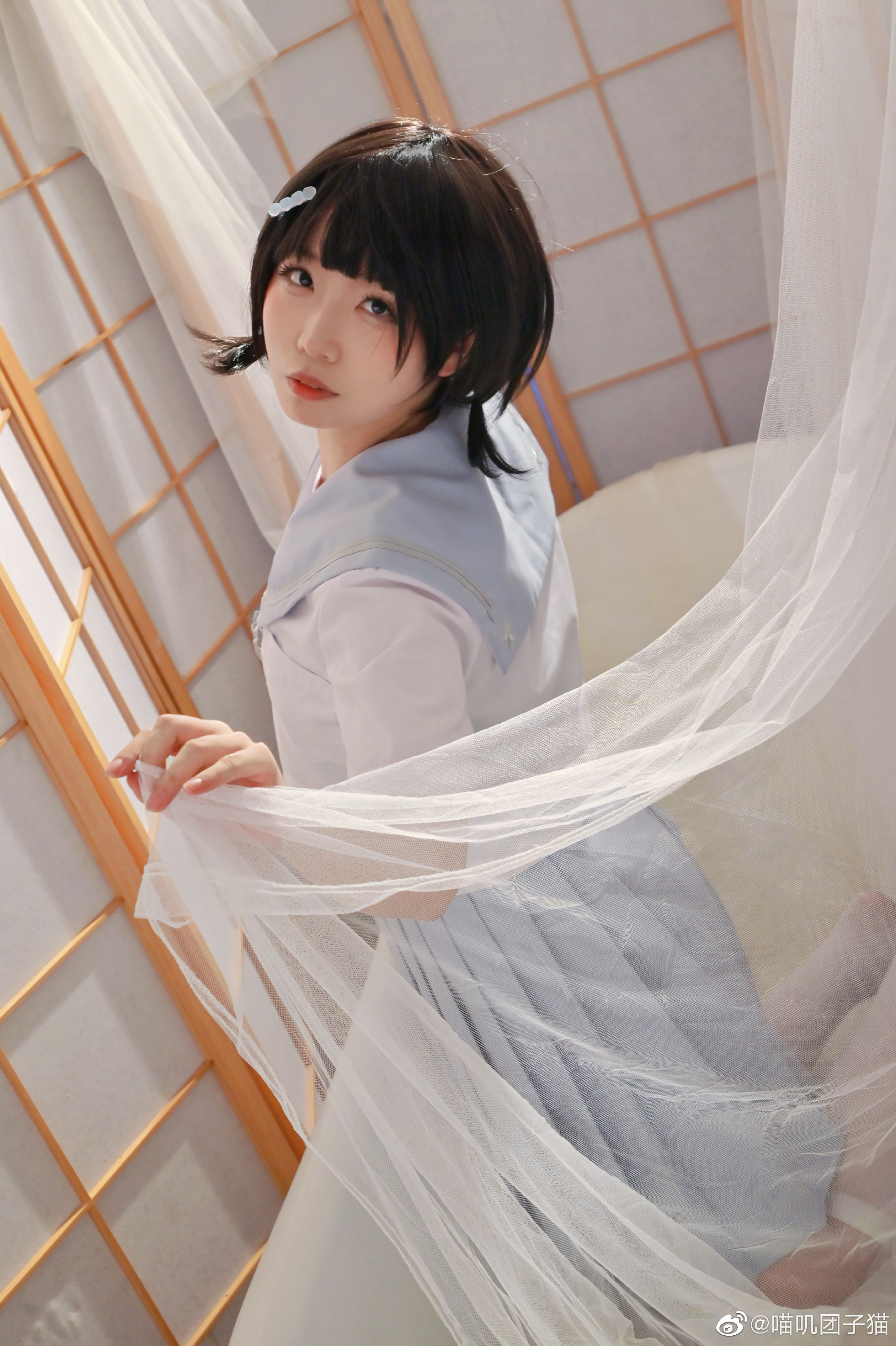 JK制服 少女写真@喵叽团子猫 | 喵叽团子猫cos制服 少女写真-coser家,cosplay爱好者,二次元聚集地,动漫文化,新番资讯,ACG,Coser展示