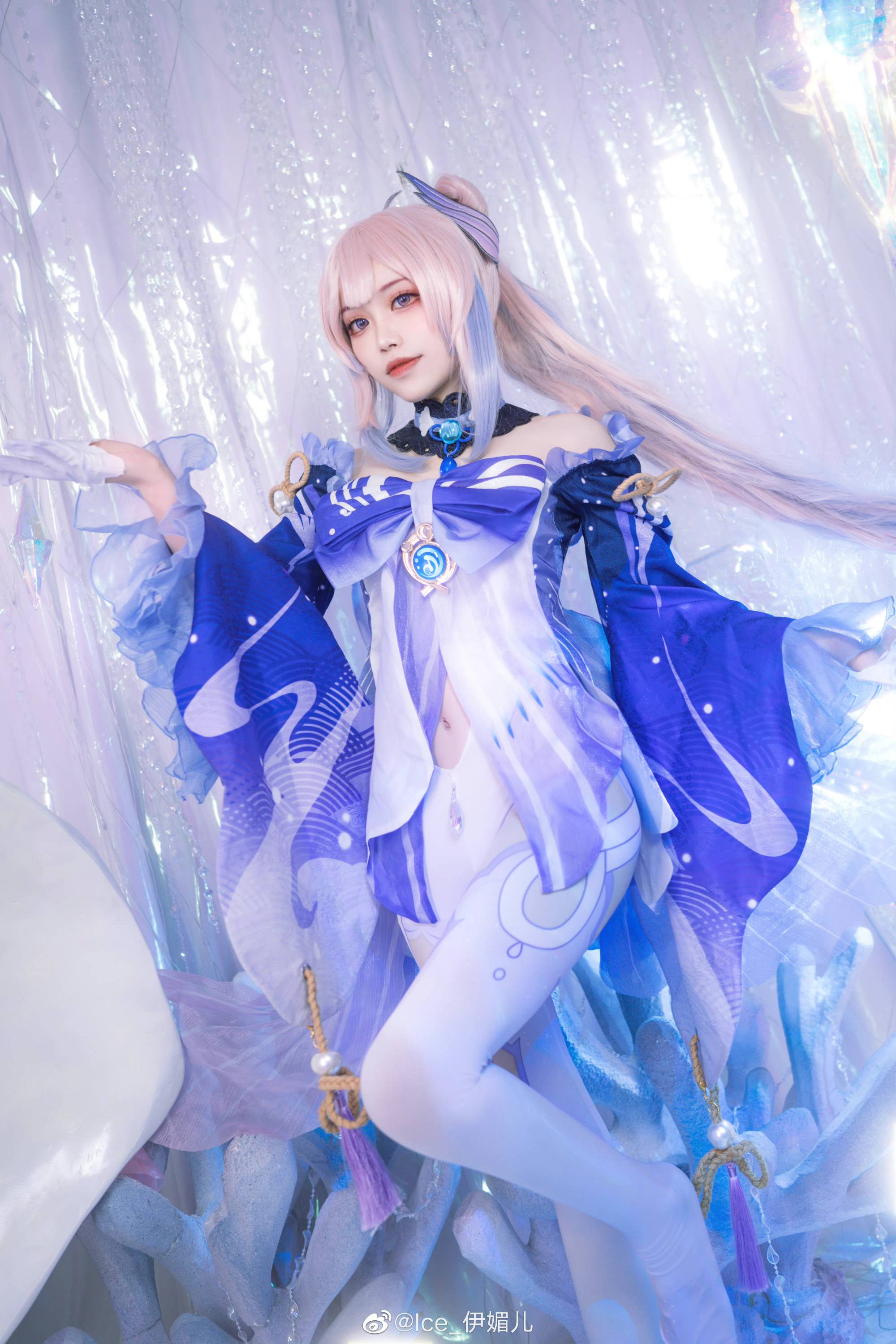 【COS】每个生灵的意志都值得尊重 就像海中的游鱼也有自己的方向 原神 珊瑚宫心海@Ice_伊媚儿 | Ice_伊媚儿cos【COS】每个生灵的意志都值得尊重 就像海中的游鱼也有自己的方向 原神 珊瑚宫心海-coser家，cosplay爱好者，二次元聚集地，动漫文化，新番资讯，ACG，Coser展示