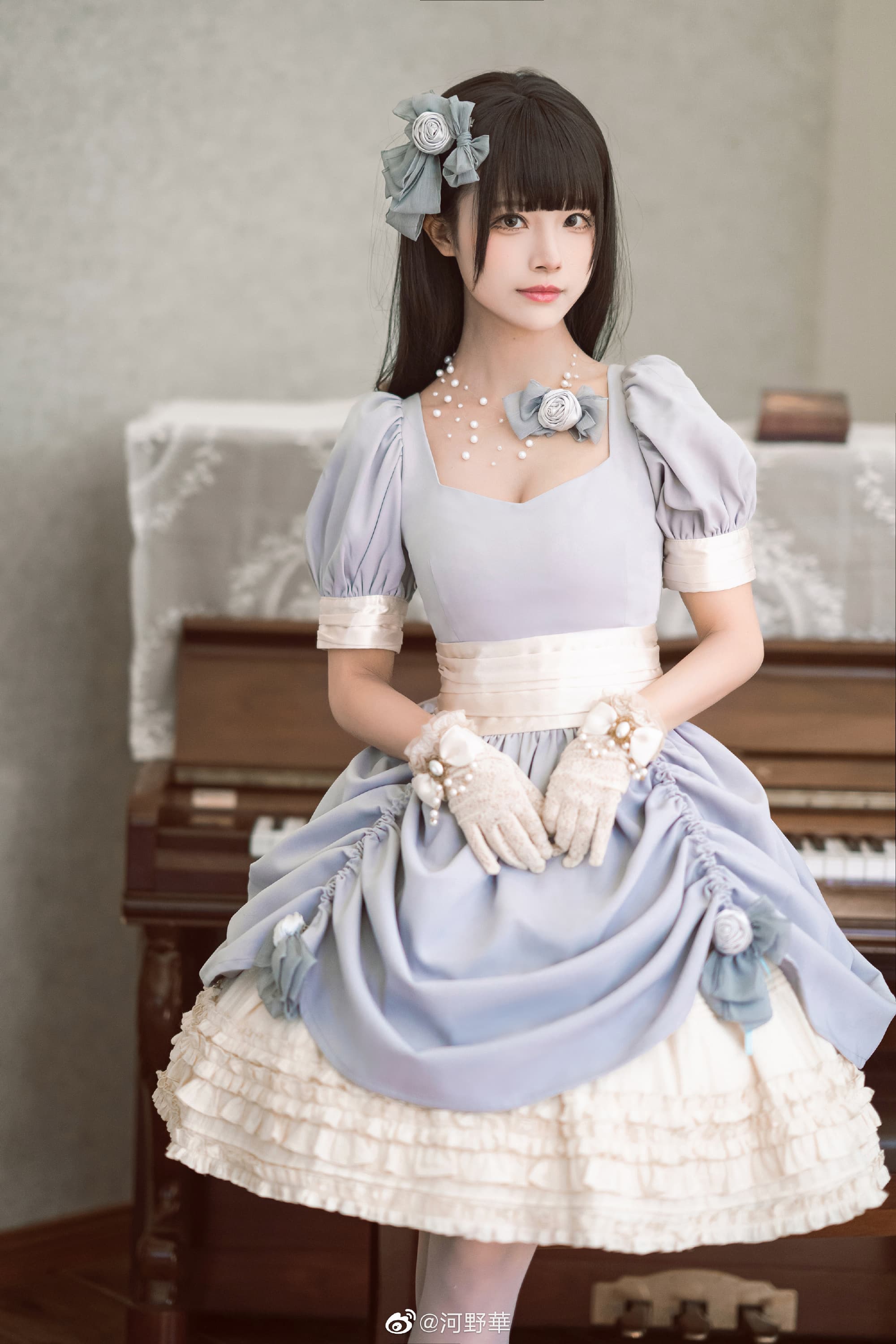 LOLITA   流动的盛宴✨你会应约而来吗💙@河野華 | 河野華cos流动的盛宴✨你会应约而来吗💙-吾爱cos - 52cos-我爱cos