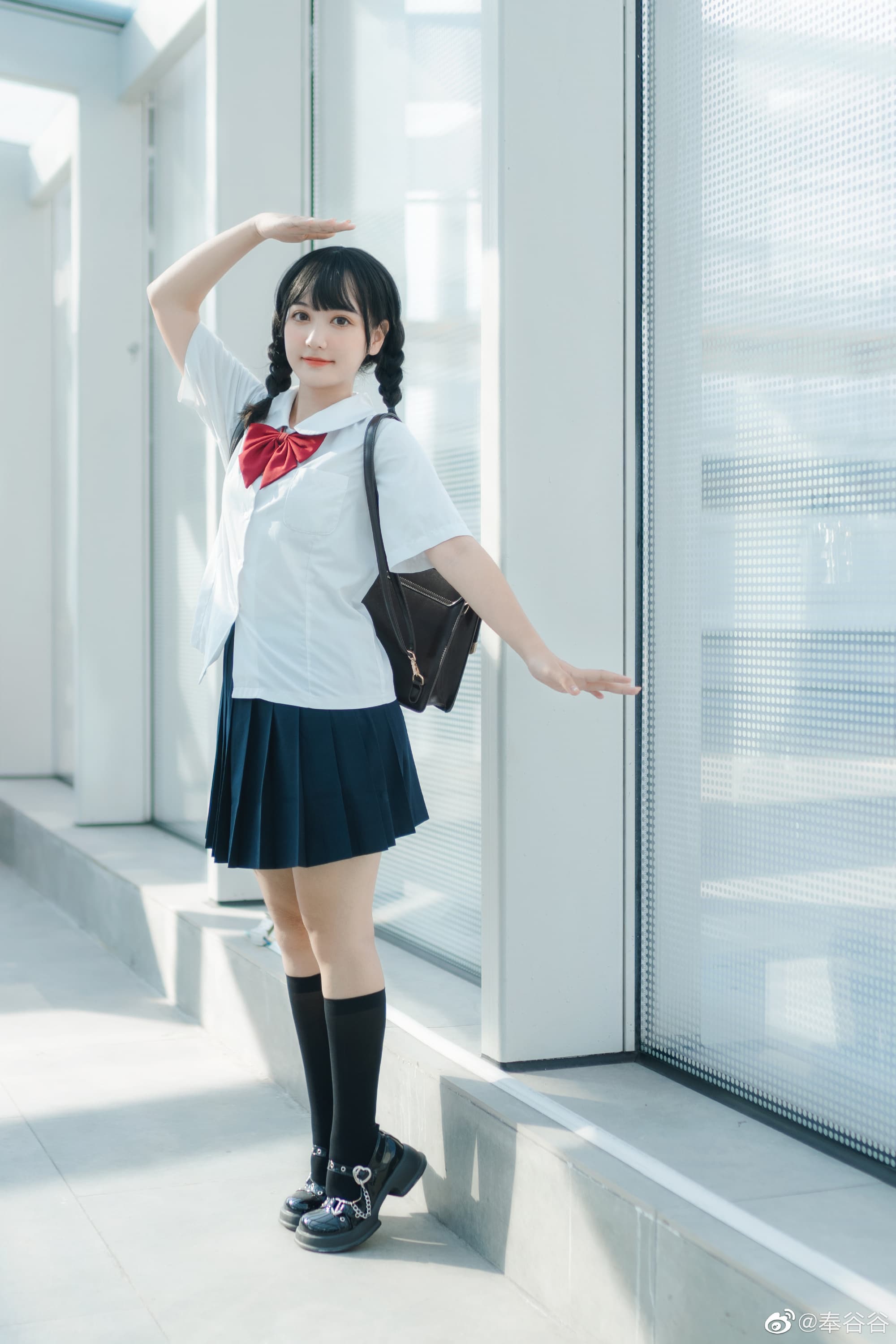 jk 日系写真「 天台的阳光@奉谷谷 第2张