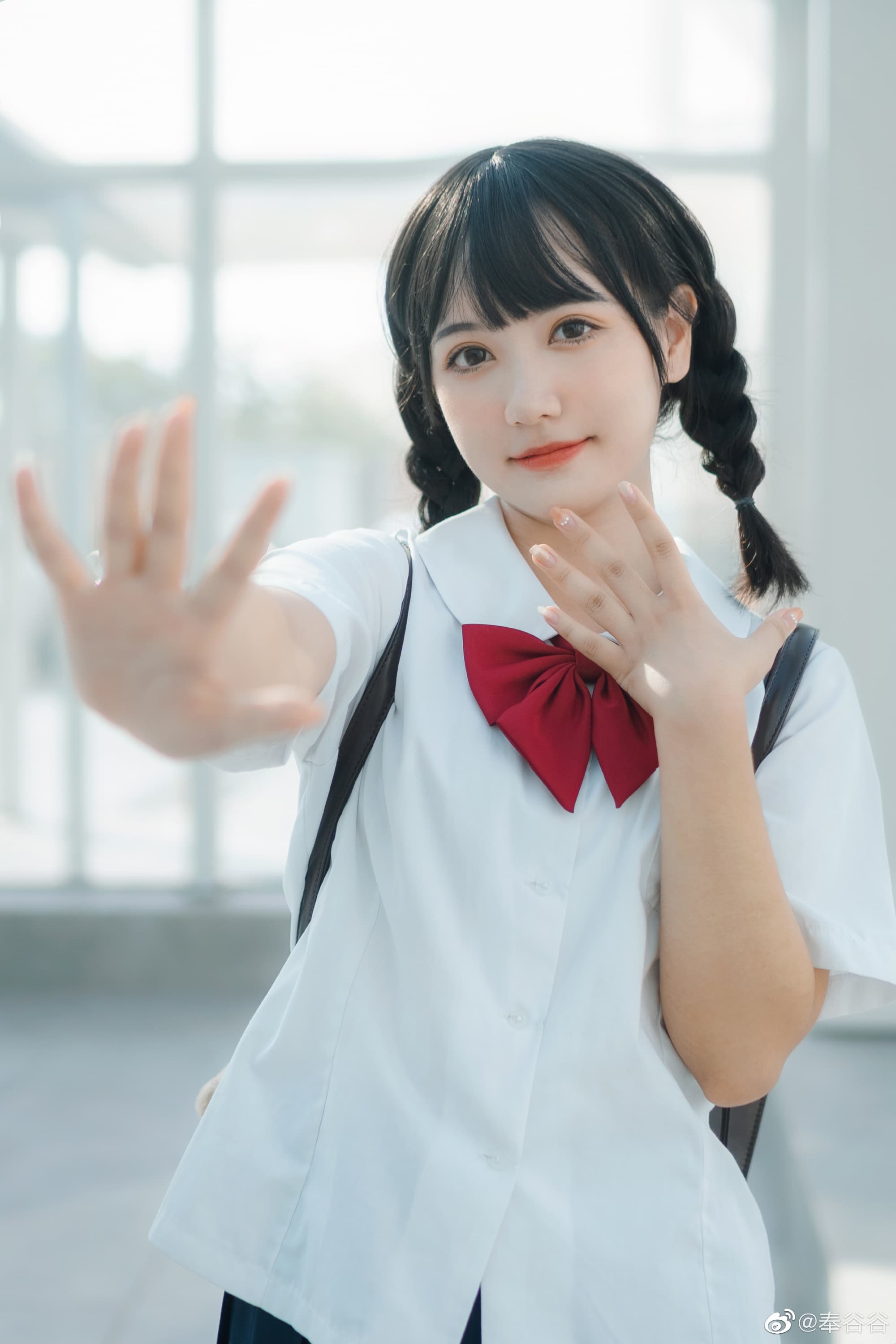 jk 日系写真「 天台的阳光@奉谷谷 第4张