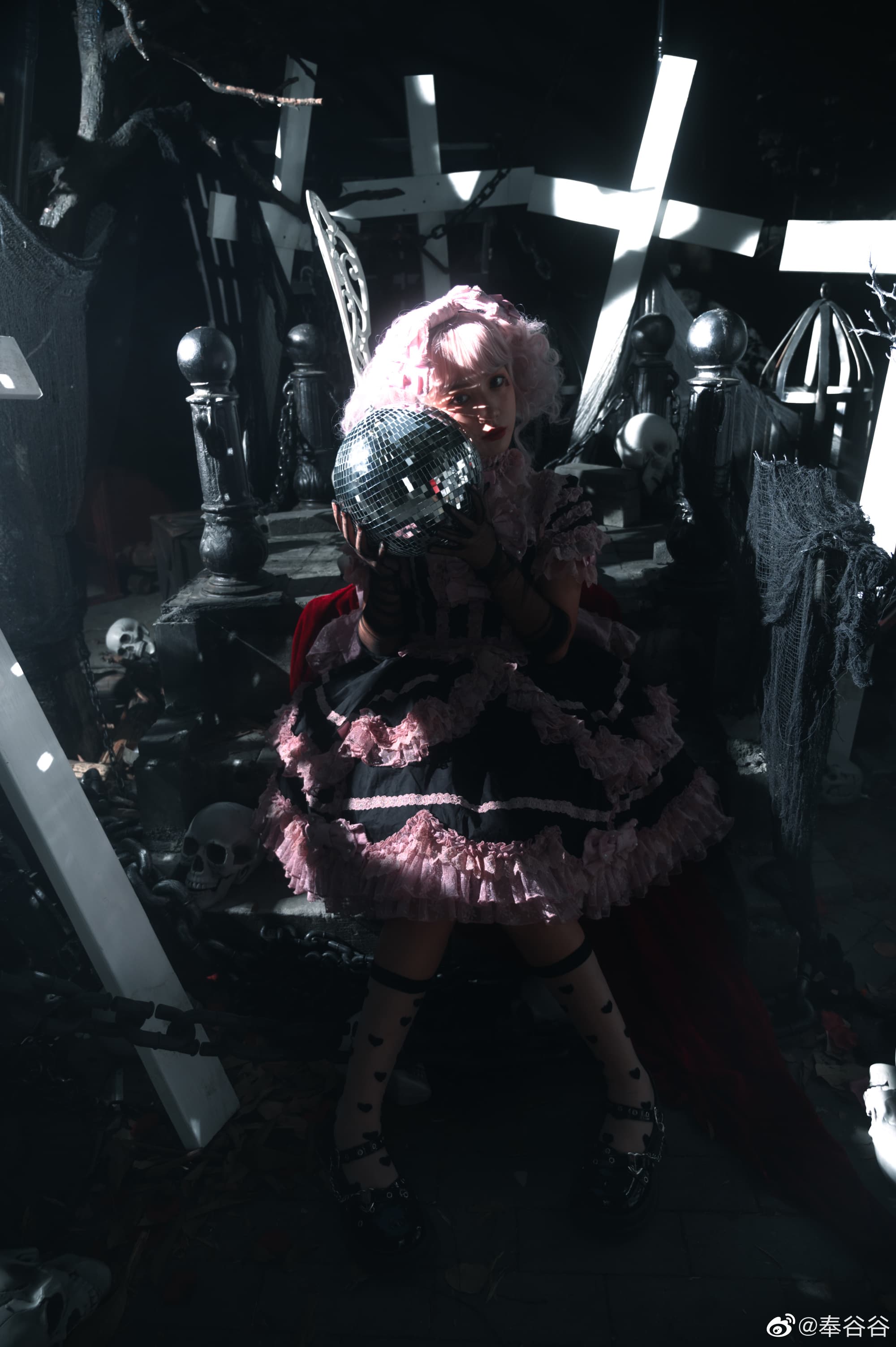 lolita装扮 ♥ 𝕭𝖑𝖆𝖈𝖐 𝕽𝖔𝖒𝖆𝖓𝖈𝖊 ♥@奉谷谷 第3张