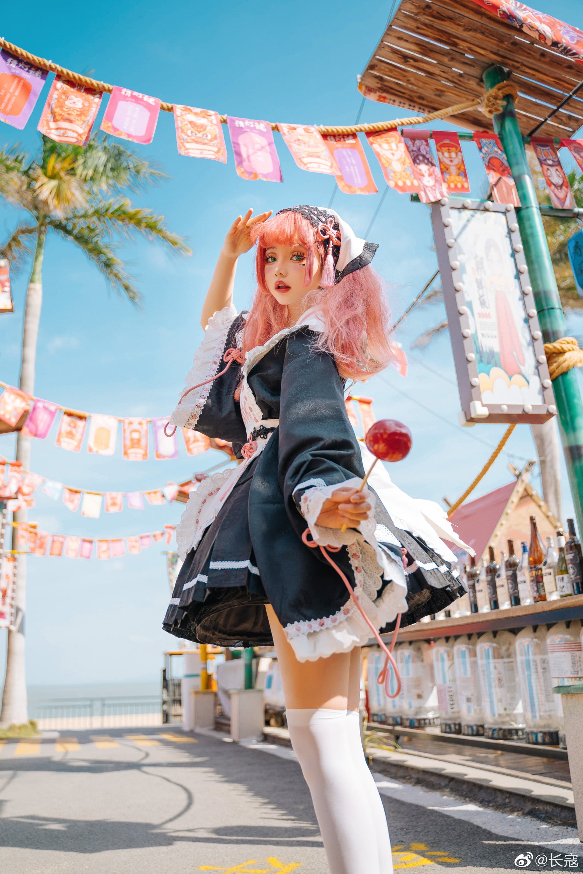 LOLITA 小小樱花使者，每天都很努力打扫！热情迎接每一位旅者哦！@长寇 | 长寇cos小小樱花使者，每天都很努力打扫！热情迎接每一位旅者哦！-吾爱cos - 52cos-我爱cos