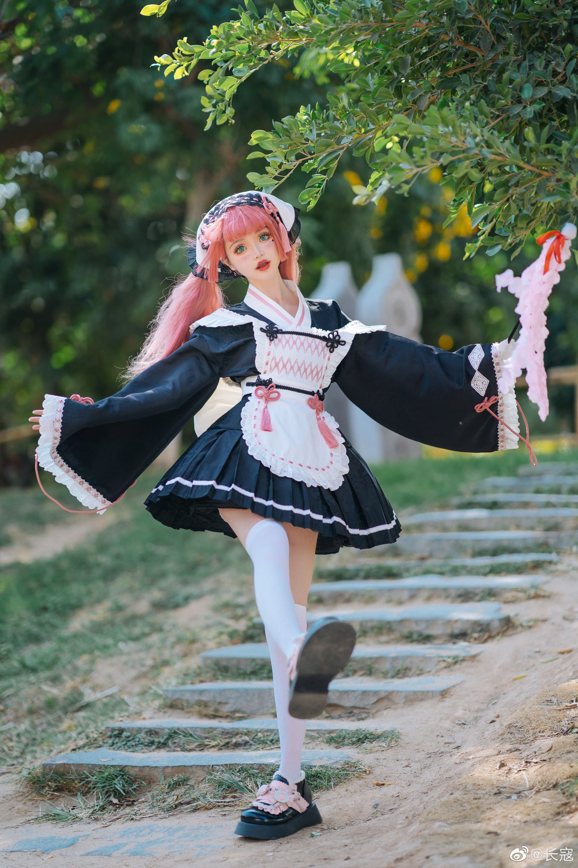 LOLITA 小小樱花使者，每天都很努力打扫！热情迎接每一位旅者哦！@长寇 第2张