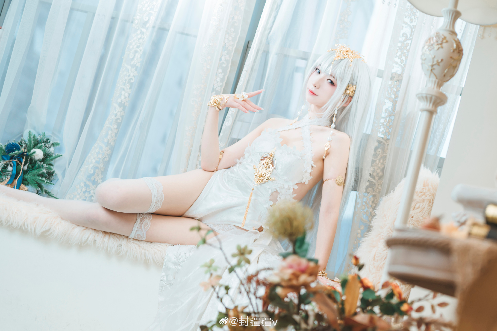 【COS】碧蓝航线 埃姆登［探求的水月之涧］@封疆疆v 第3张