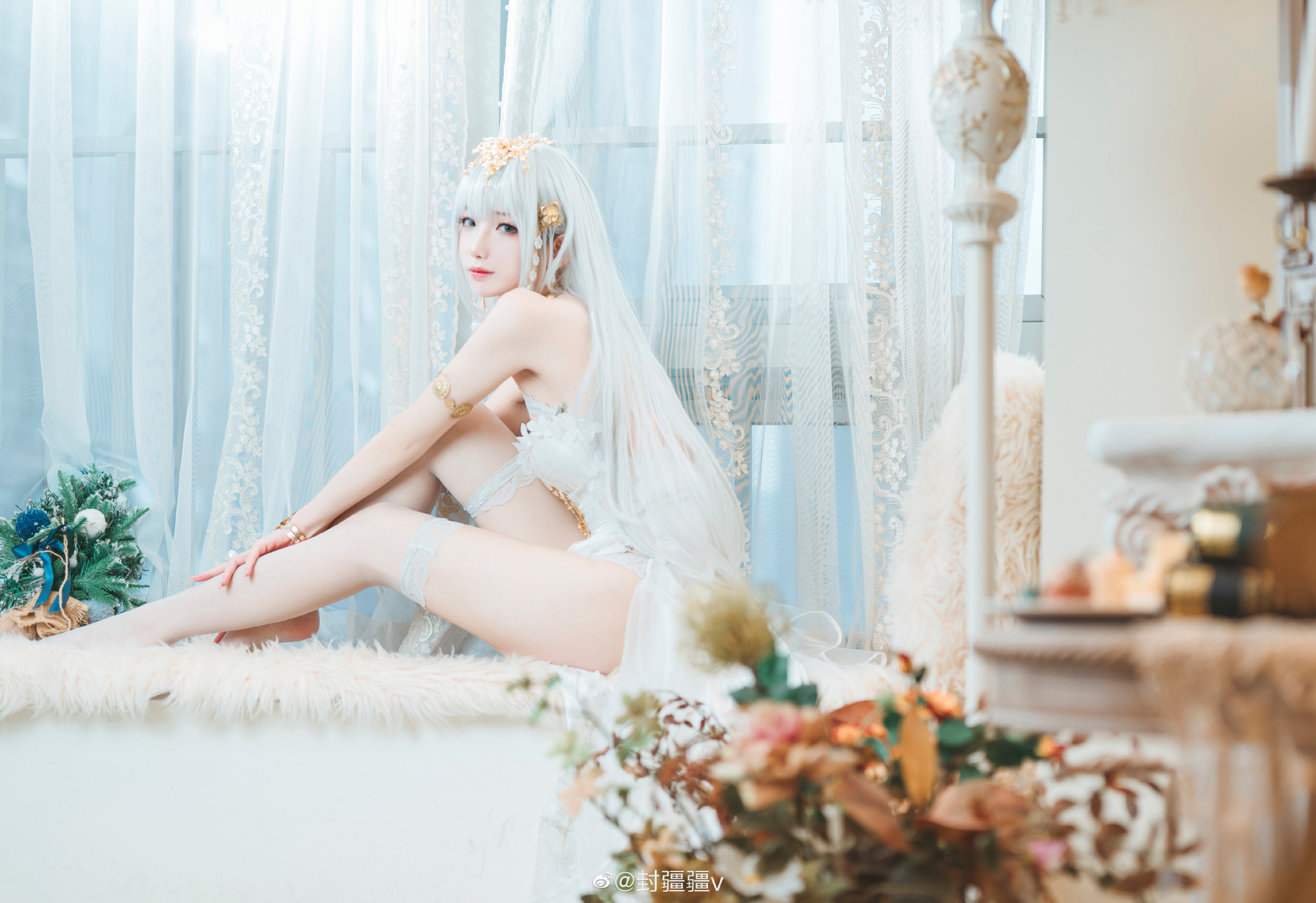 【COS】碧蓝航线 埃姆登［探求的水月之涧］@封疆疆v 第4张
