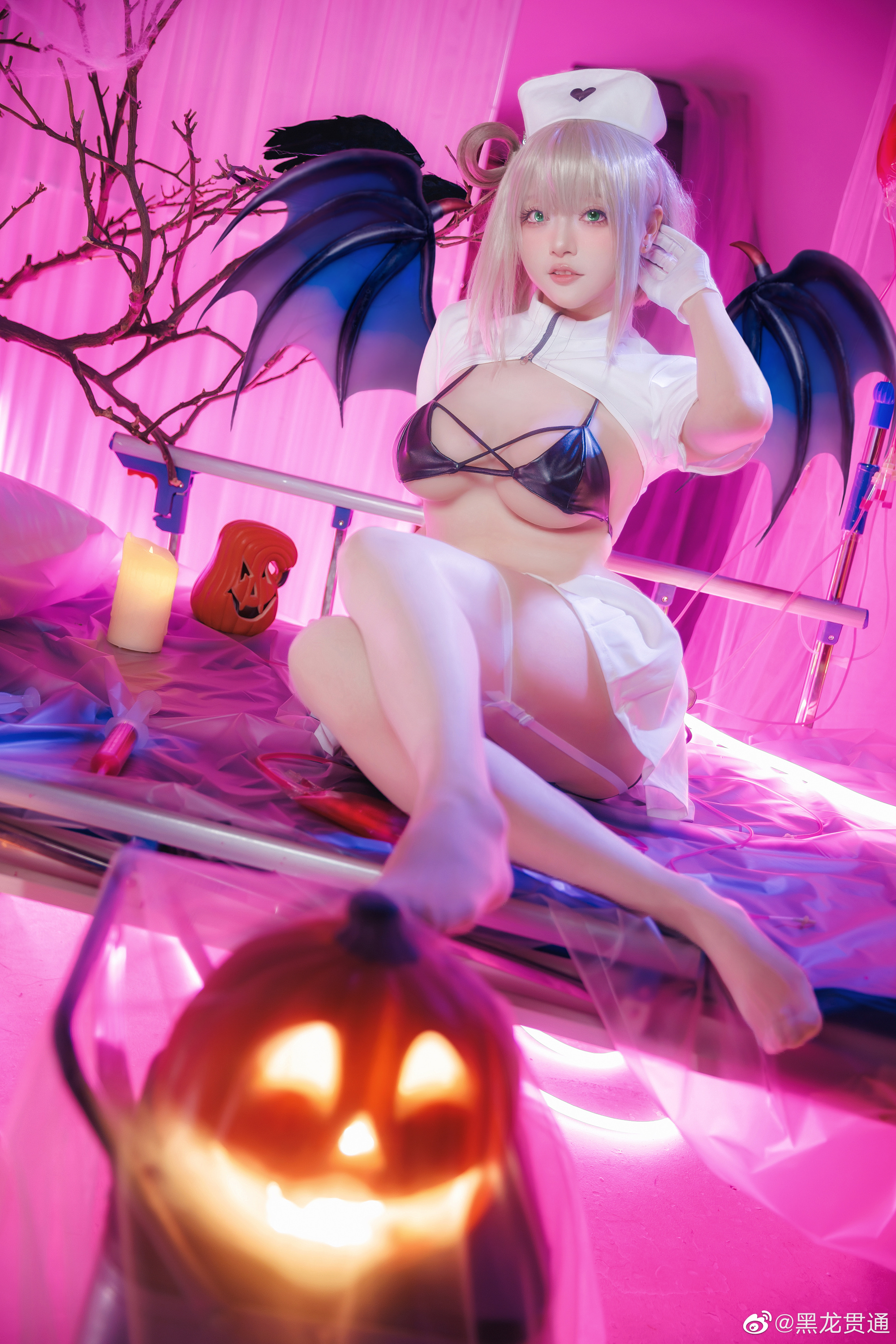 【COS】主人，到打针的时间了！ 碧蓝航线  曼彻斯特 白衣“恶魔“的狂欢夜@黑龙贯通 第3张