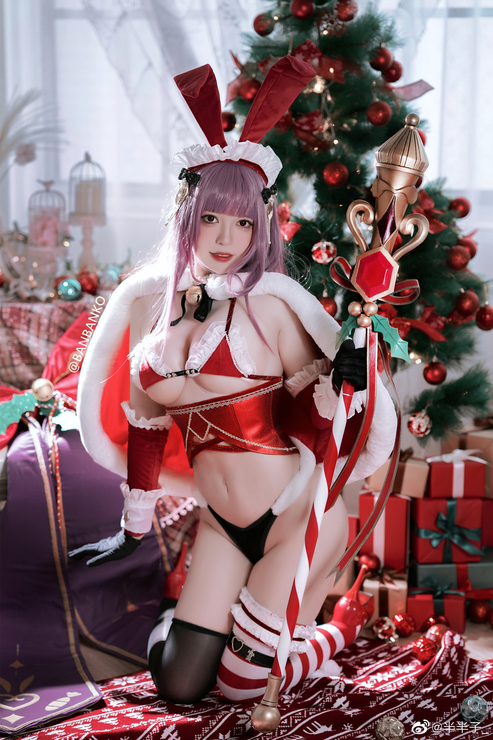 ❤️请签收你的圣诞礼物～🎁🎄@半半子_ | 半半子_cos❤️请签收你的圣诞礼物～🎁🎄-COS二次元-cosplay社区-coser啦二次元