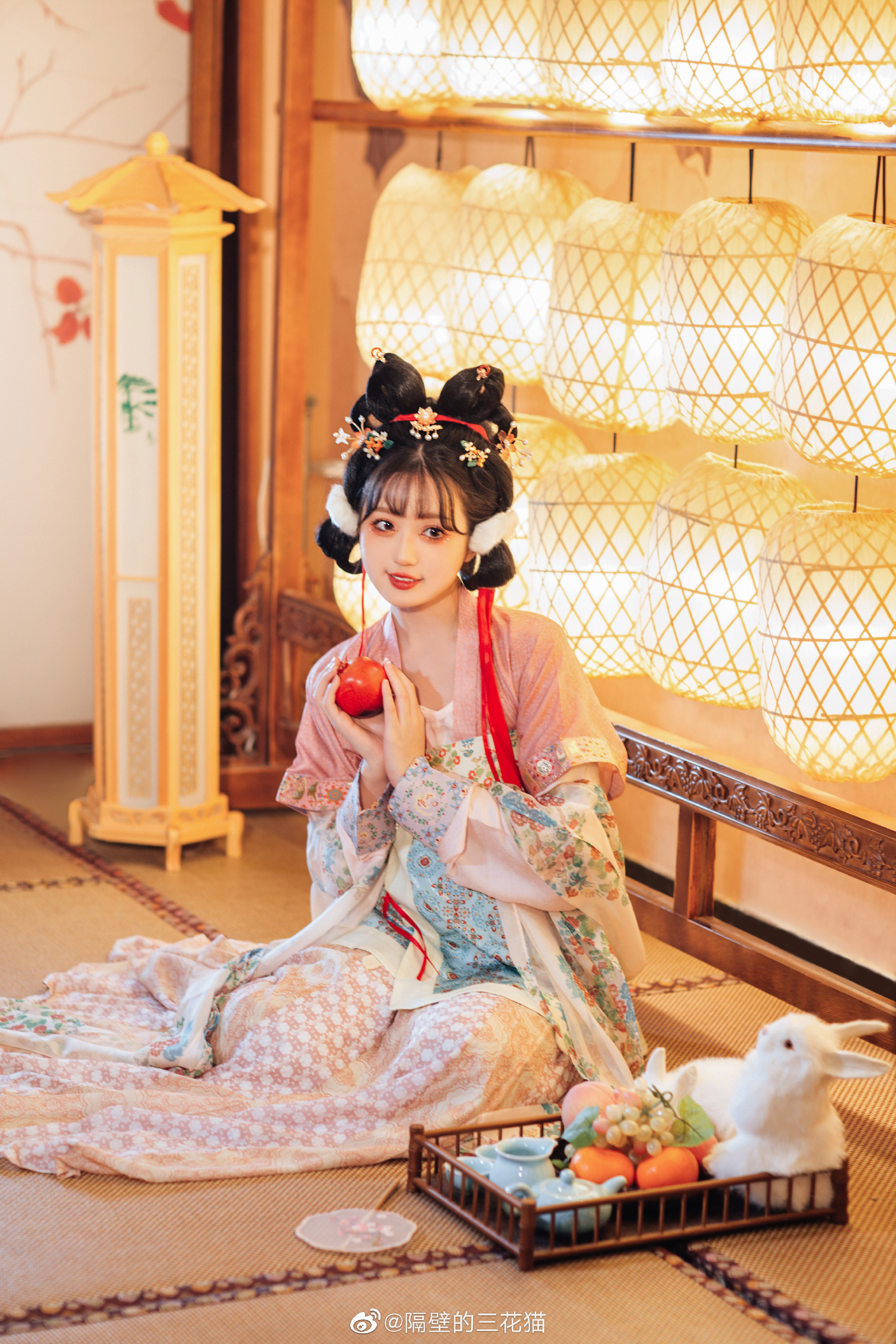 邀月把盏捧玉兔，春风送暖入屠苏…@隔壁的三花猫 第4张