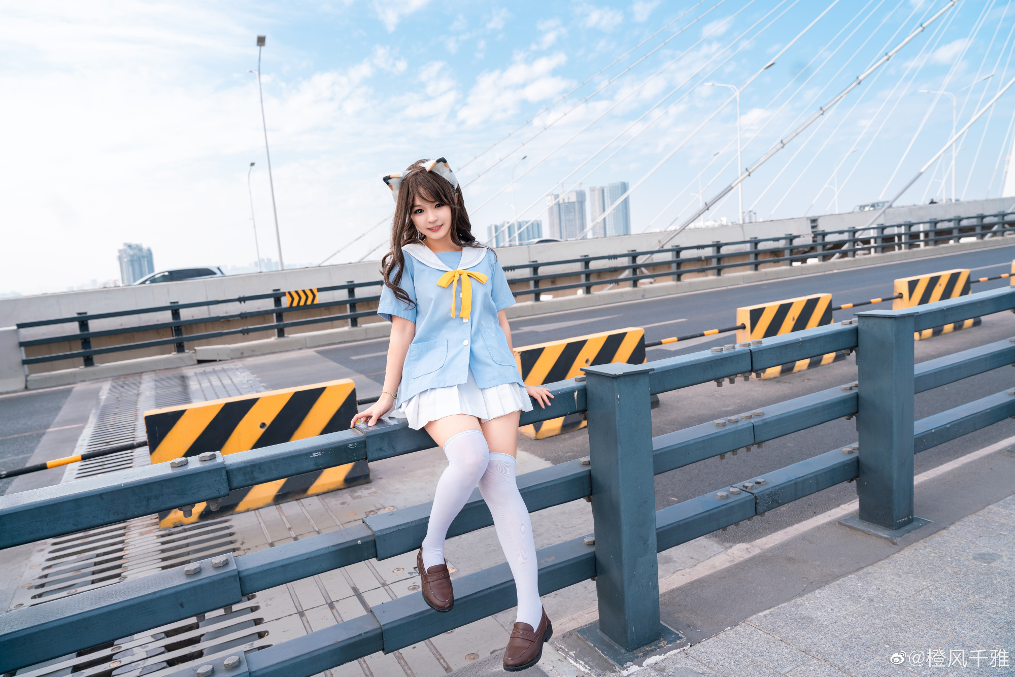 少女写真 好想看你穿jk的样子@橙风千雅 第2张