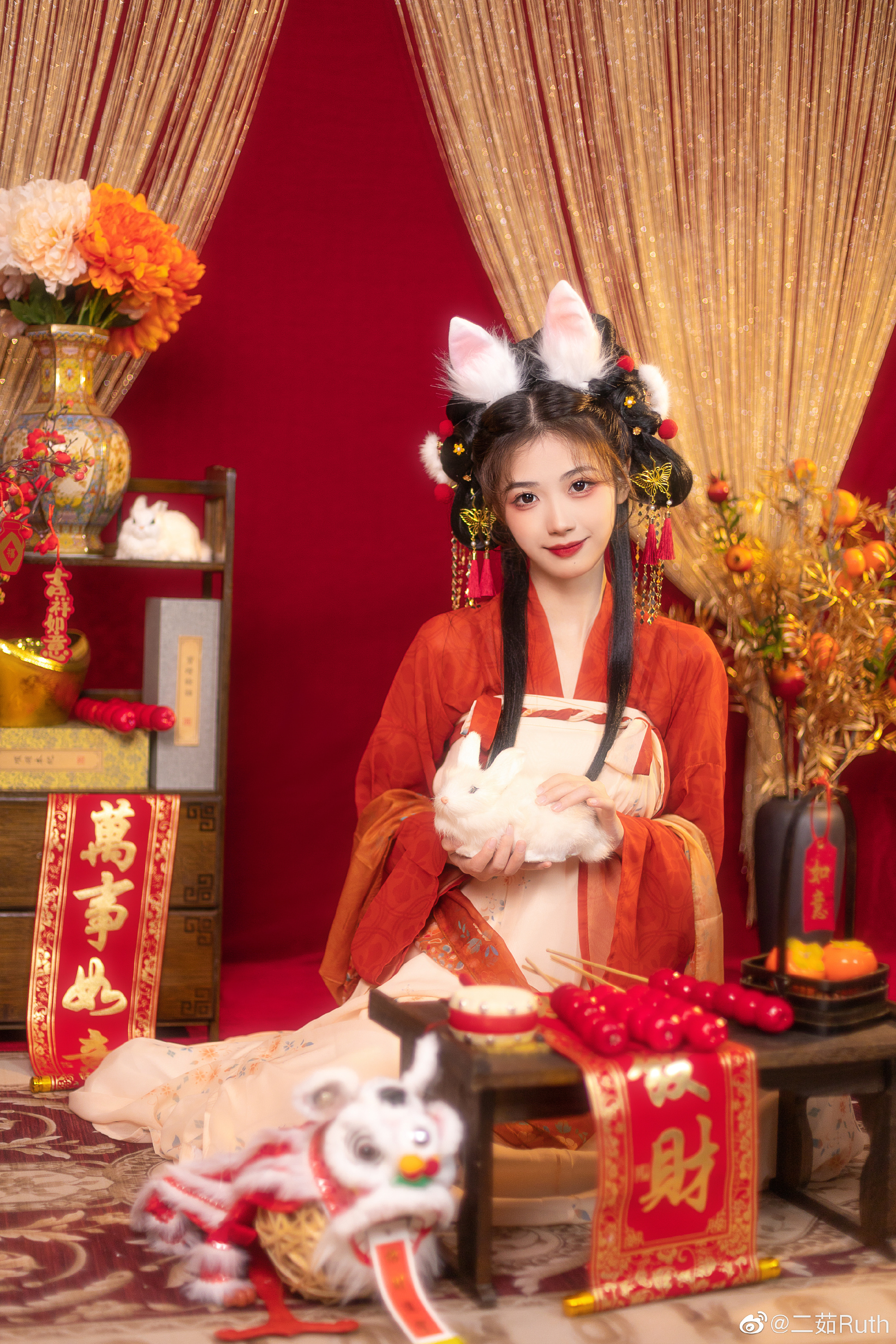 新年第一波～🐰年快乐！ ​​​@二茹Ruth 第2张
