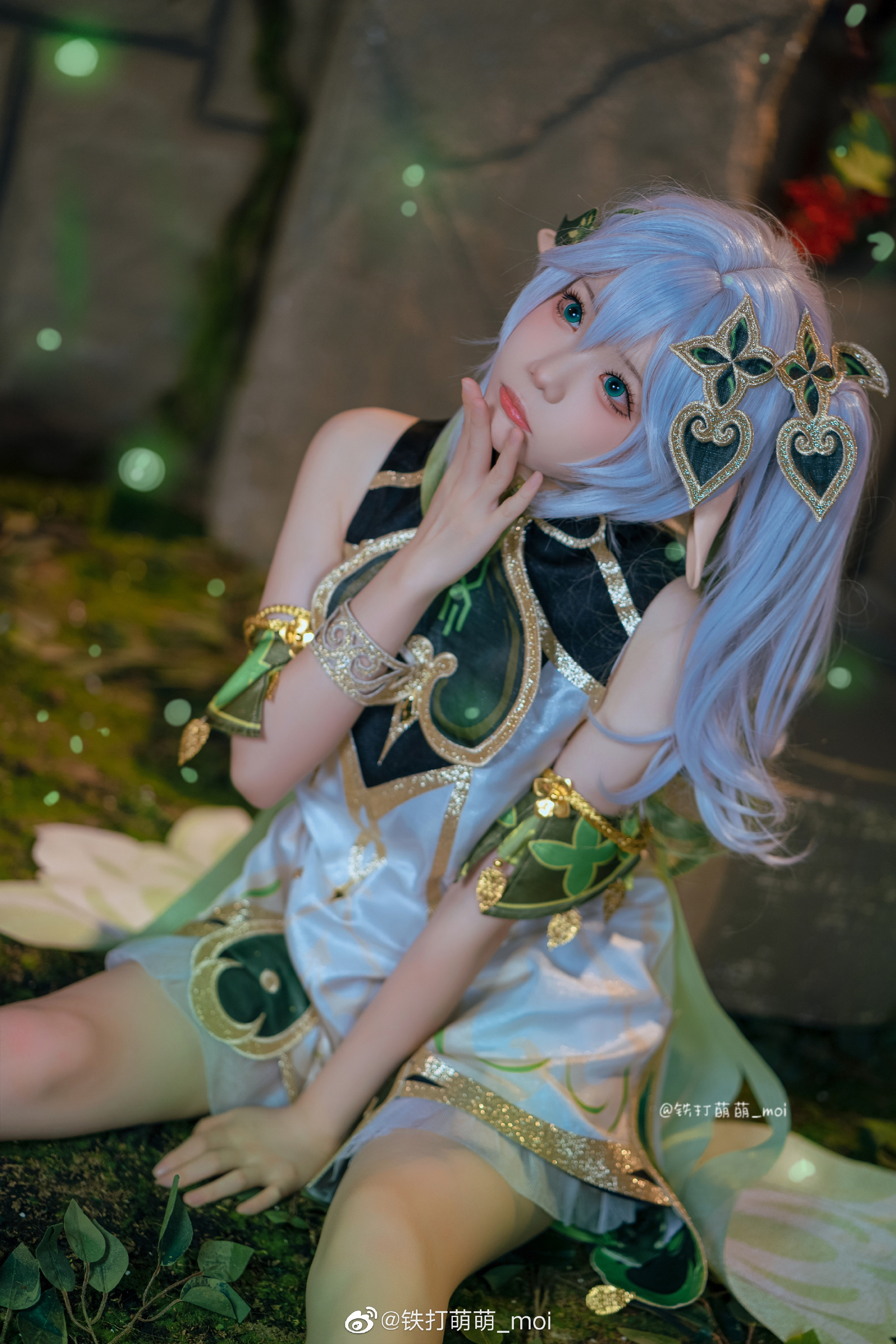 纳西妲太可爱喽 原神「纳西妲」🌱@铁打萌萌_moi 第2张