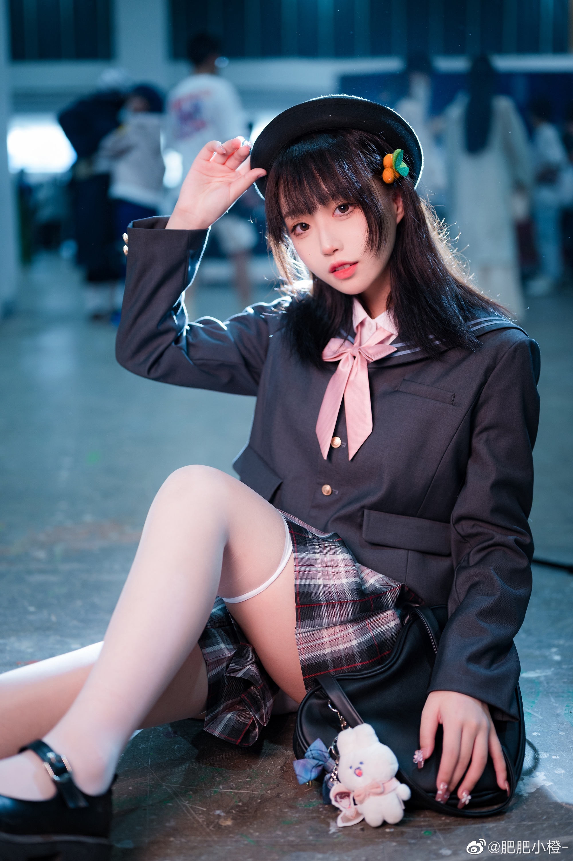 JK 🌸『春天，樱花和你』🌸@肥肥小橙- | 肥肥小橙-cos🌸『春天，樱花和你』🌸-coser家，cosplay爱好者，二次元聚集地，动漫文化，新番资讯，ACG，Coser展示
