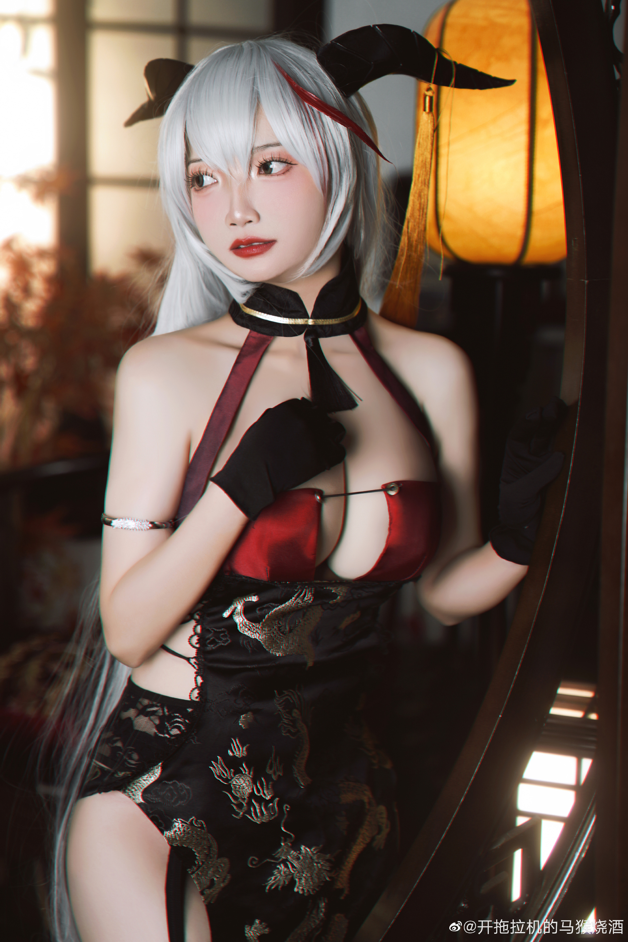碧蓝航线 埃吉尔新春旗袍@开拖拉机的马猴烧酒 第1张