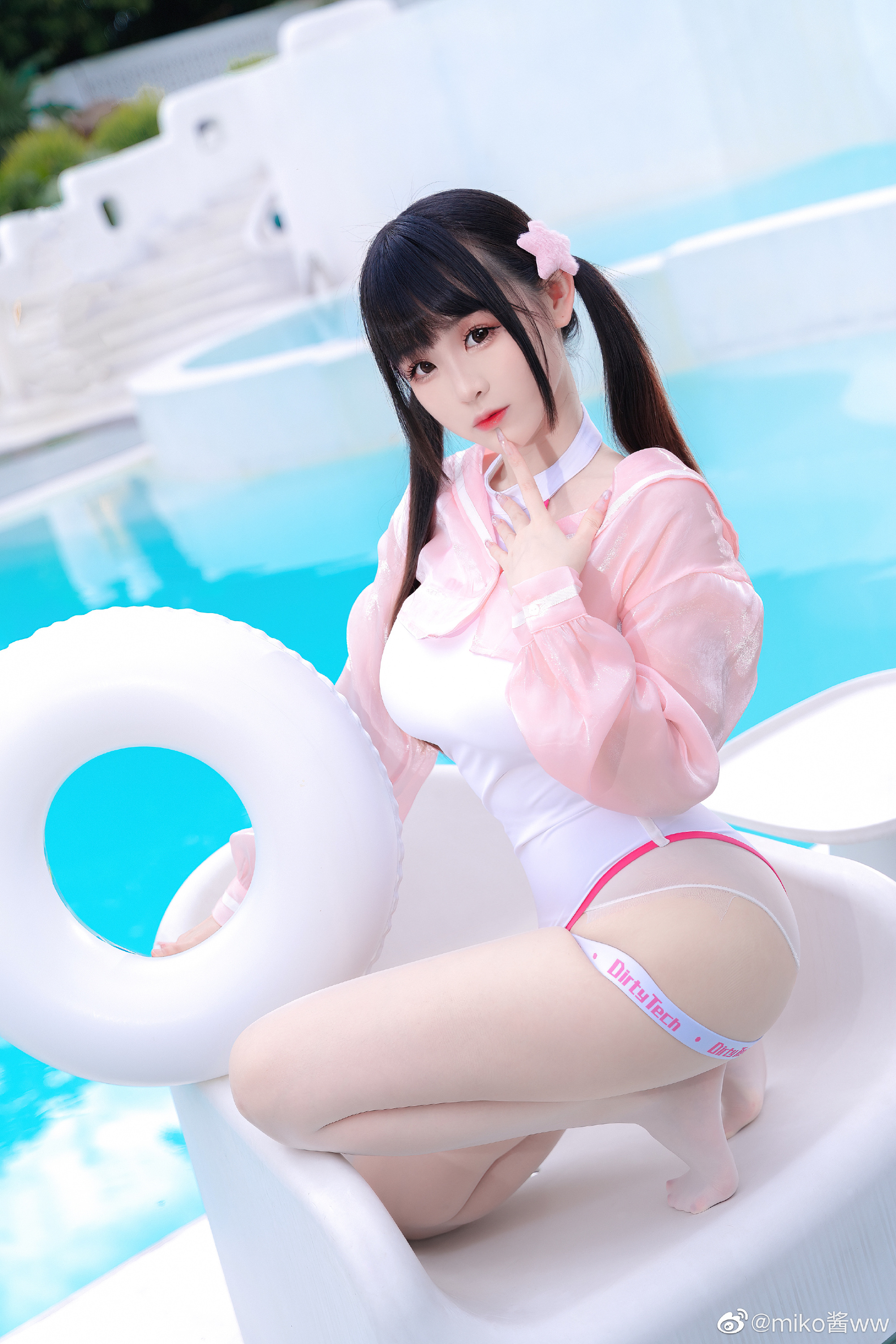 双马尾白丝泳装诶！@miko酱ww | miko酱wwcos双马尾白丝泳装诶！-coser家，cosplay爱好者，二次元聚集地，动漫文化，新番资讯，ACG，Coser展示