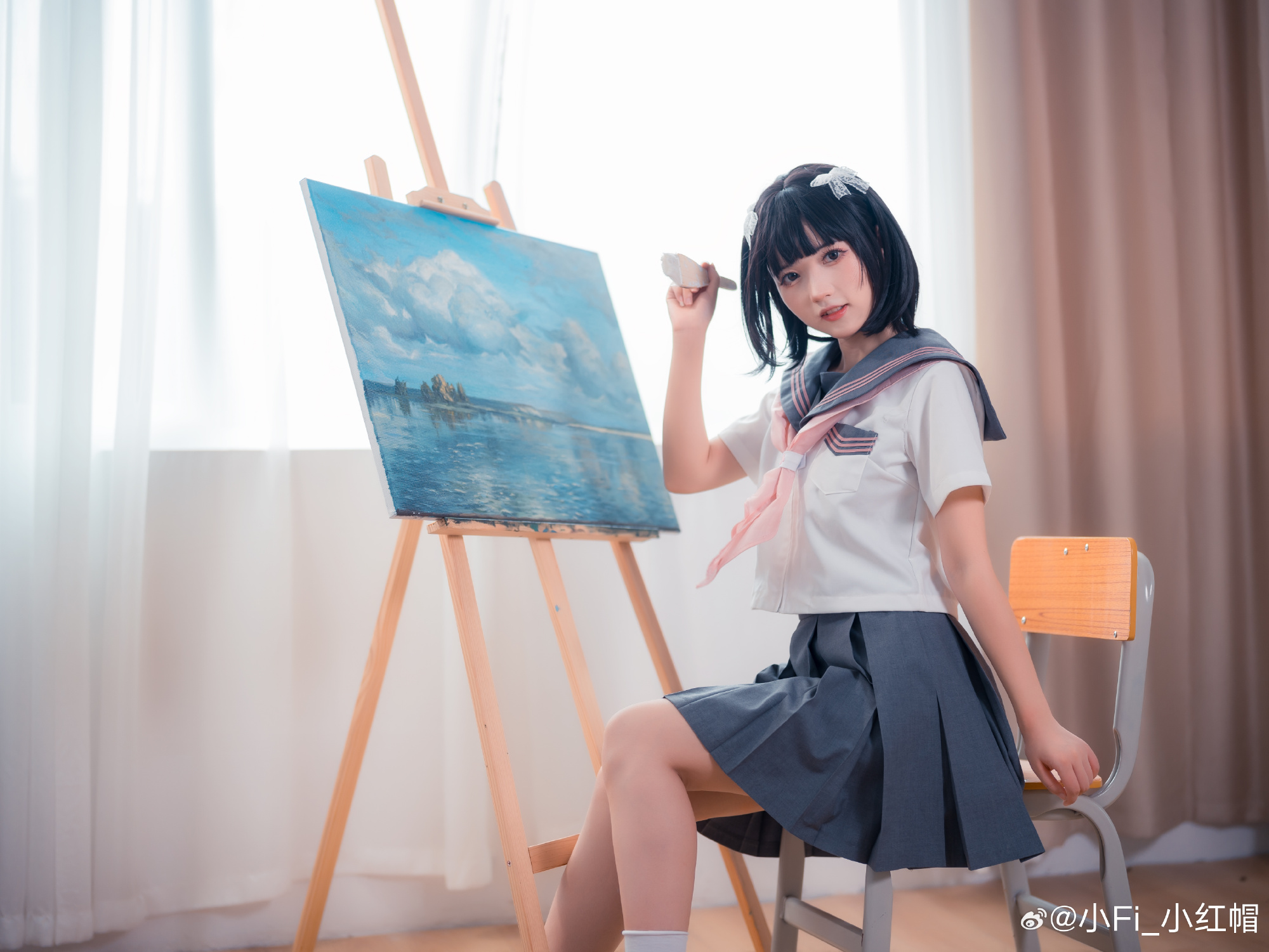 jk 夏天的画🖌️与午后的你📖@浅九ninth 第3张