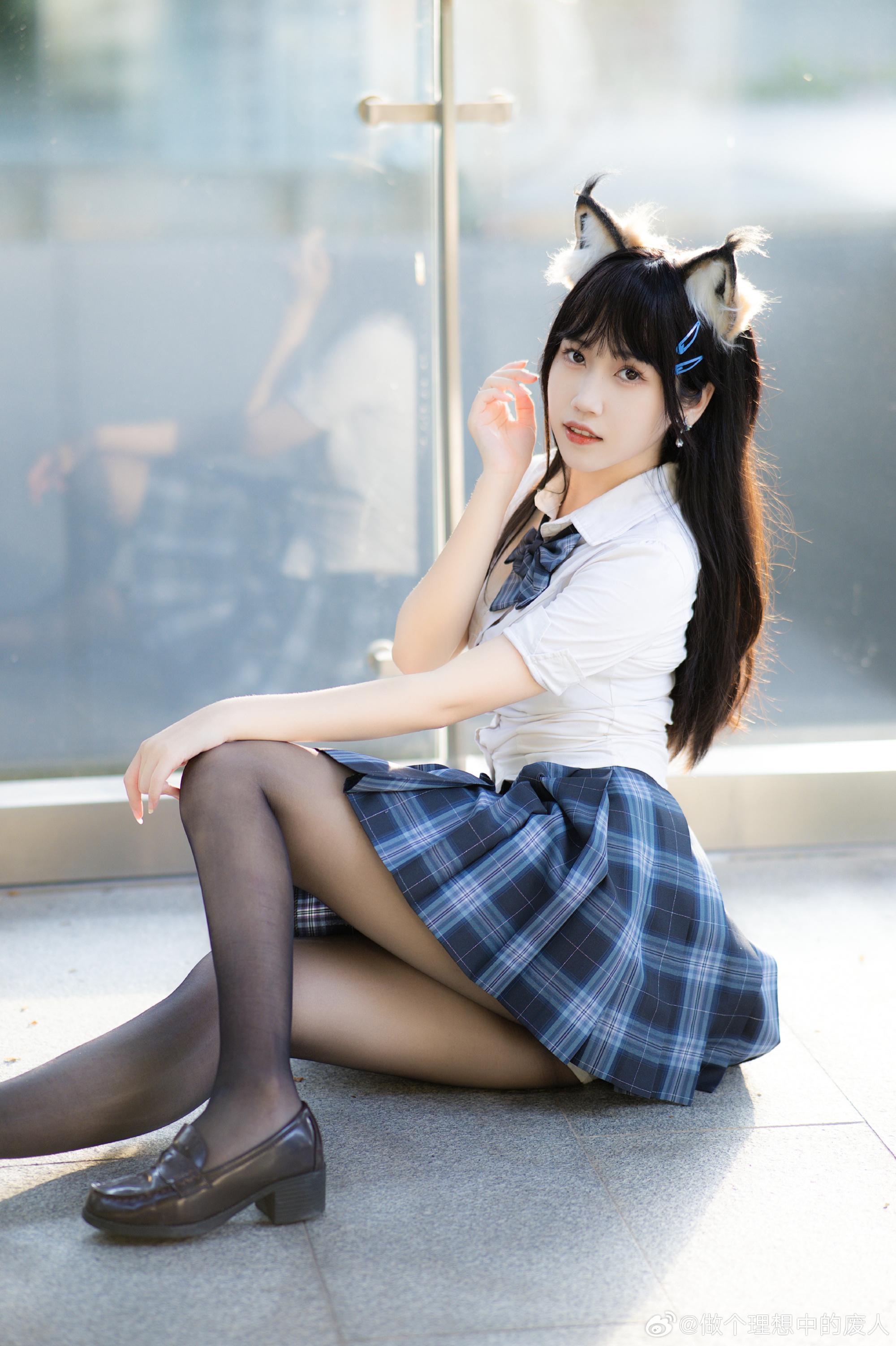 逆光JK  真的太美好了 @呆猫猫m__ | 呆猫猫m__cos逆光JK  真的太美好了-coser家，cosplay爱好者，二次元聚集地，动漫文化，新番资讯，ACG，Coser展示