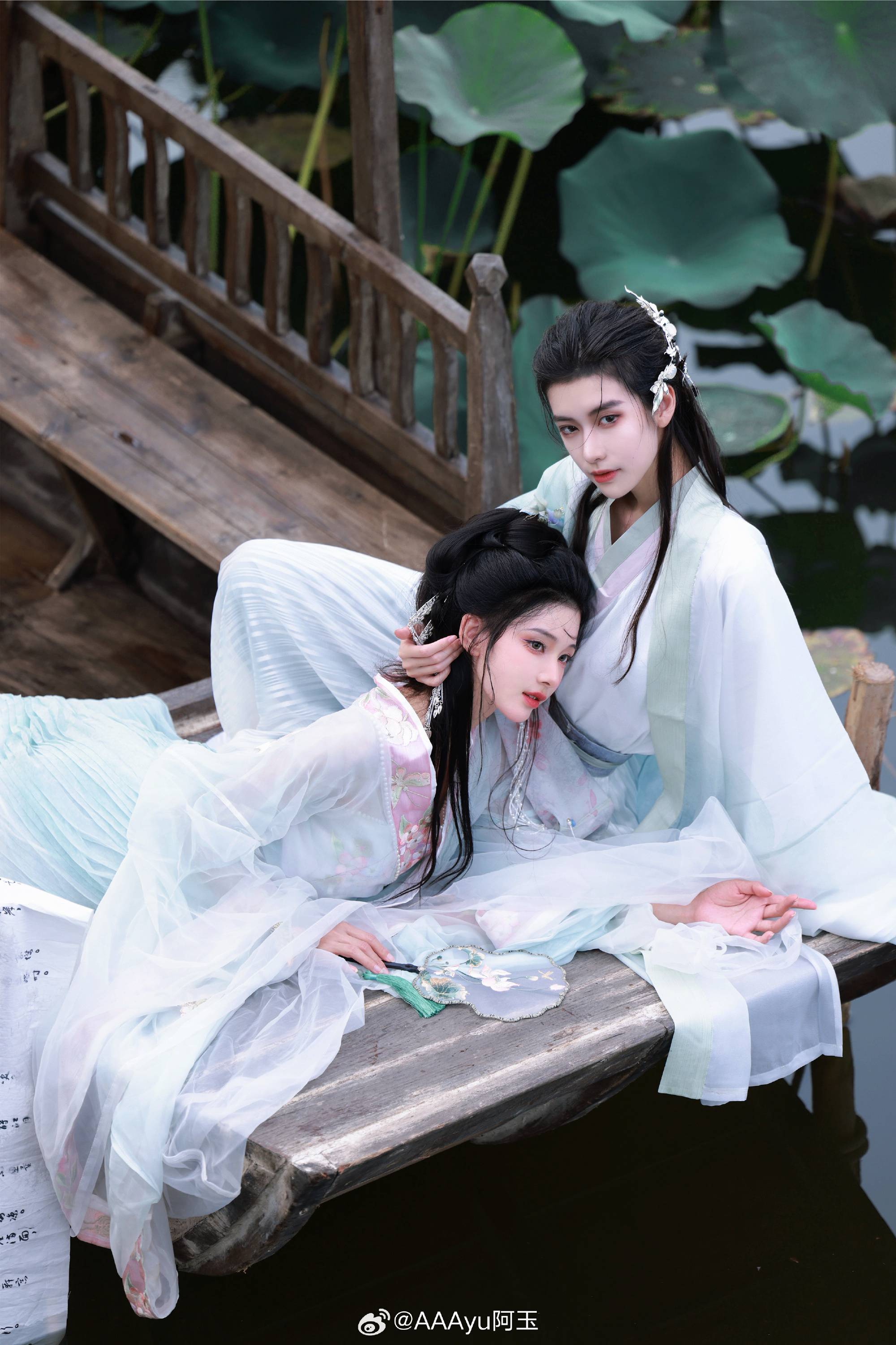 汉服 花间酒,人间月 国风 古风 旗袍@AAAyu阿玉 第3张