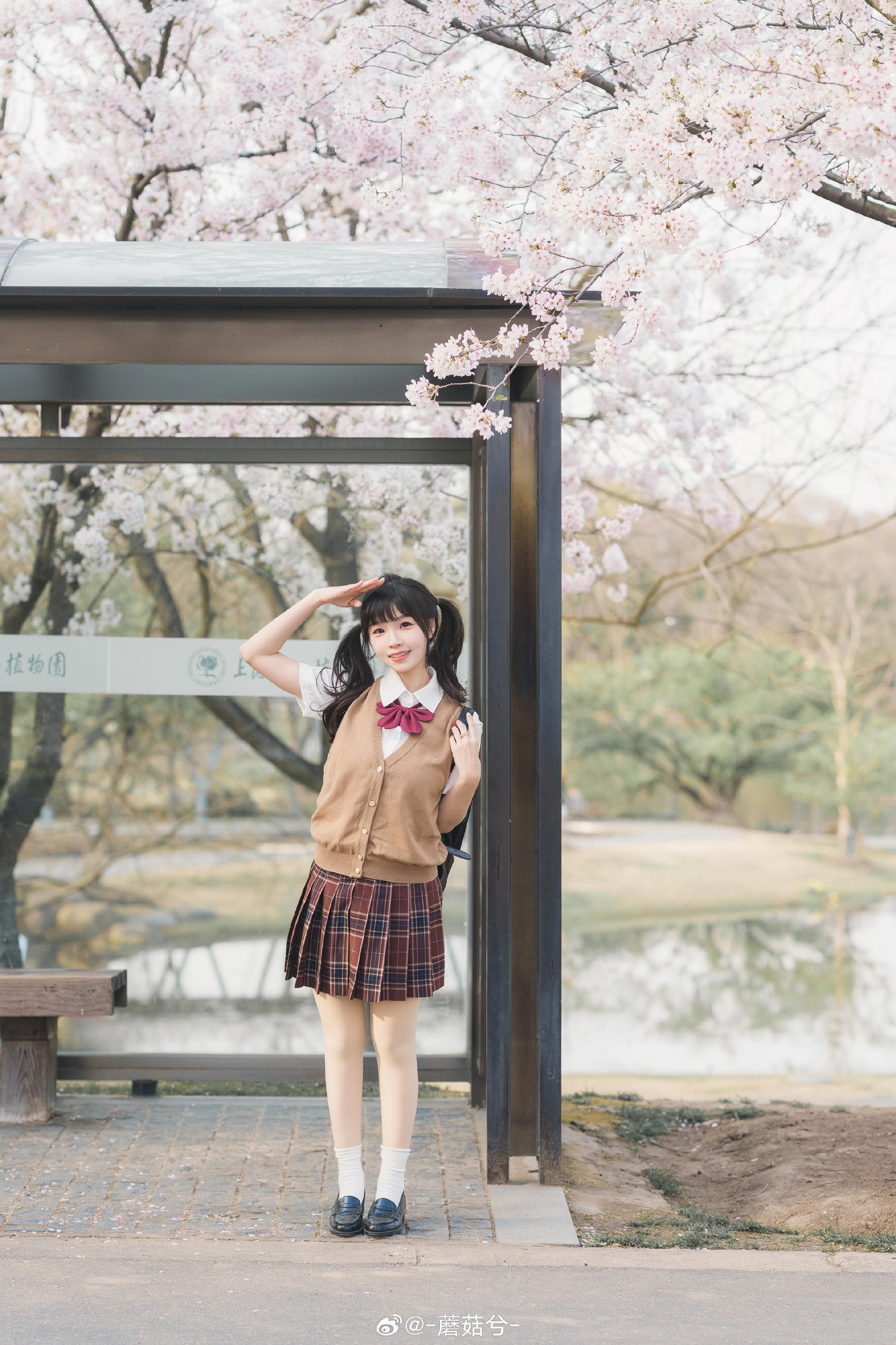 JK制服 樱花是春日来信@-蘑菇兮- 第2张