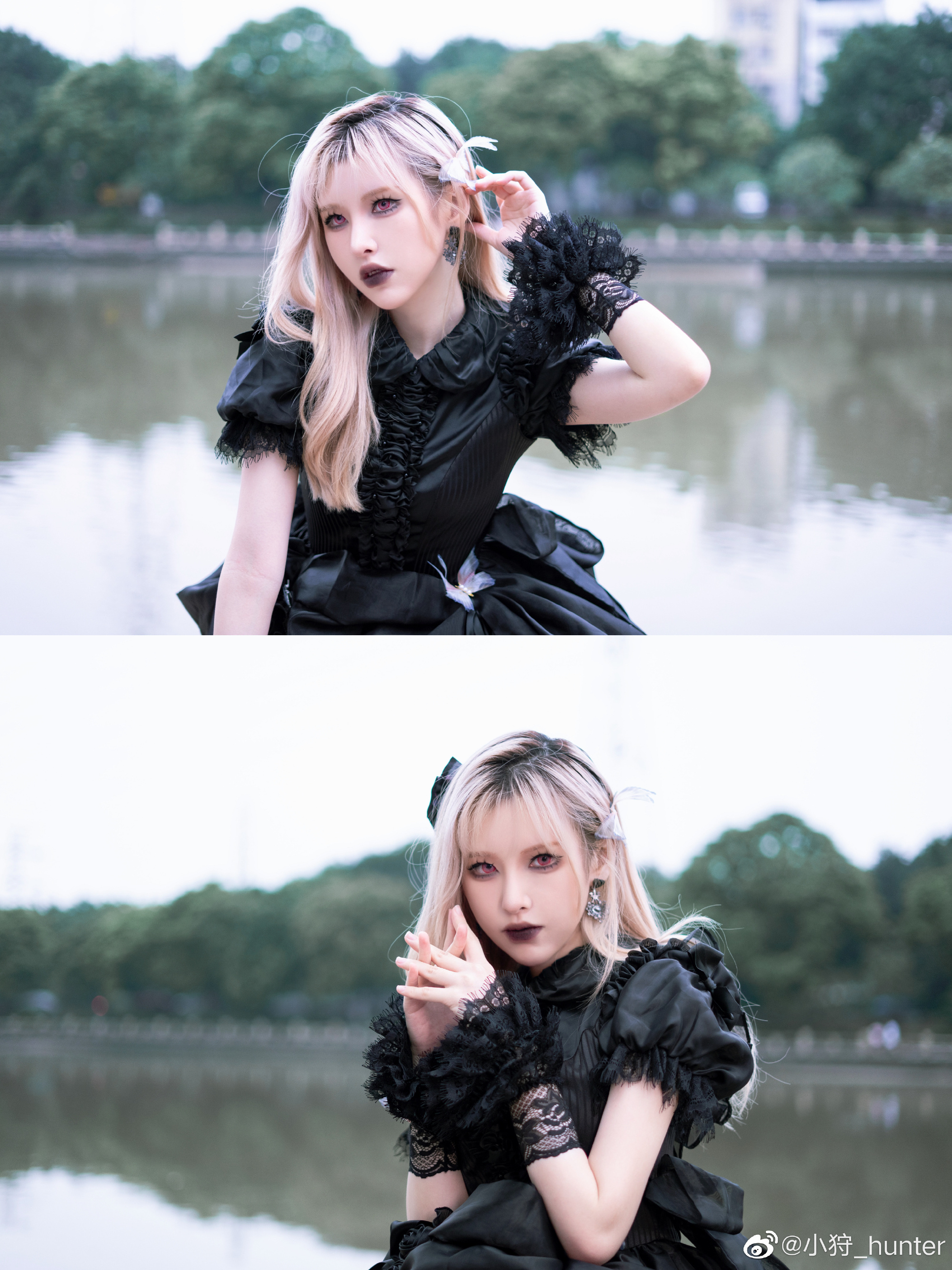 lolita装扮 哥特风Lolita穿搭真的泰裤辣 @小狩_hunter 第2张